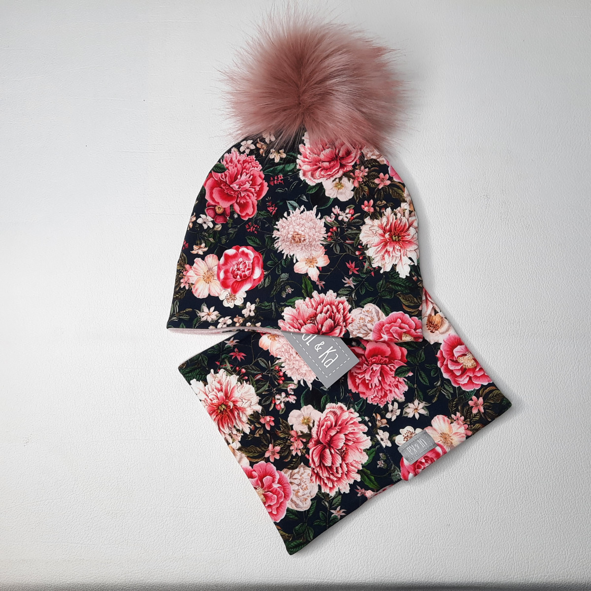 Set bonnet + col doublé hiver avec pompon - Hermosa Ul&Ka - photo 6