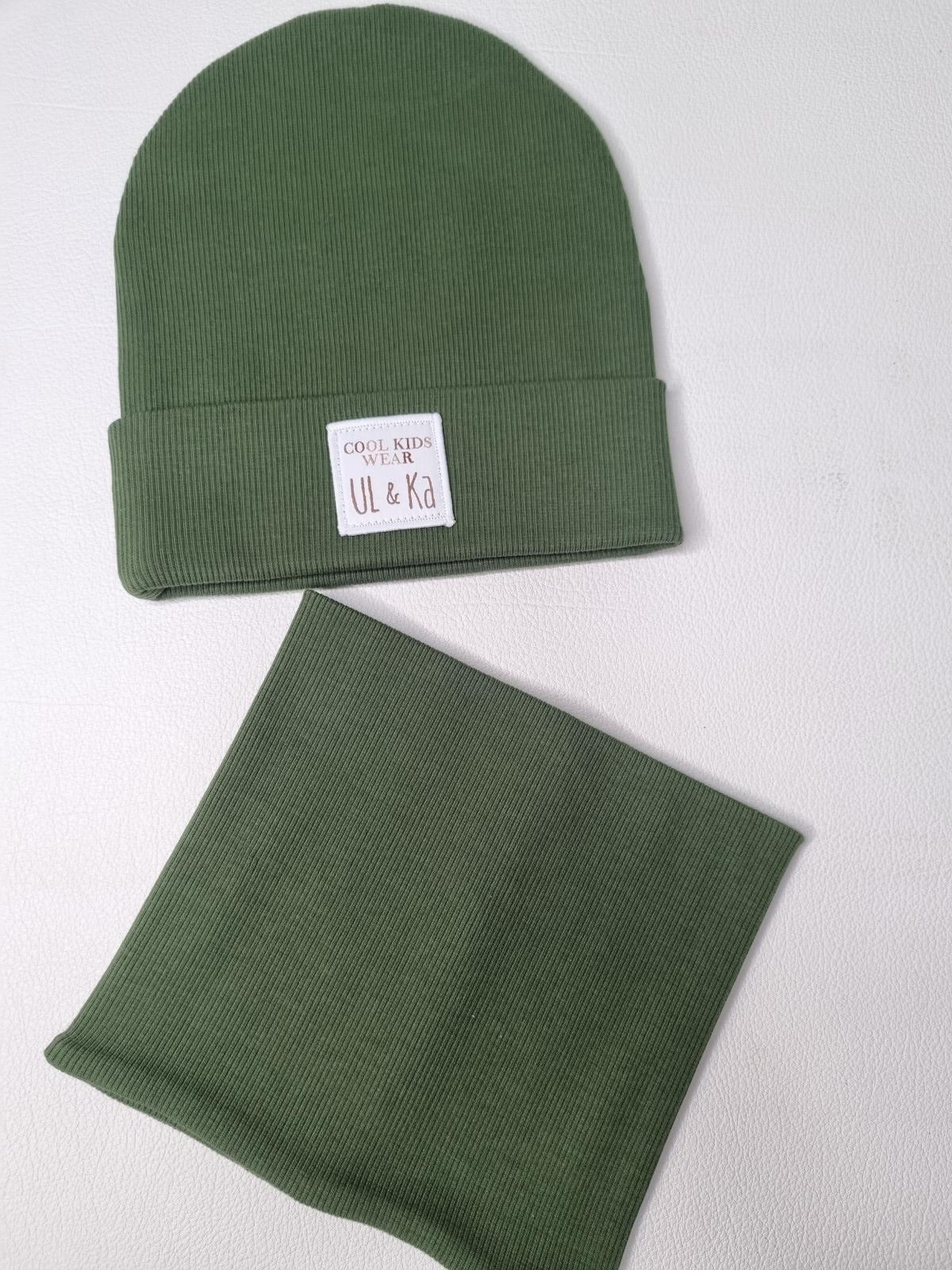 Set bonnet + col - Khaki line - Boutique Toup'tibou - photo 6