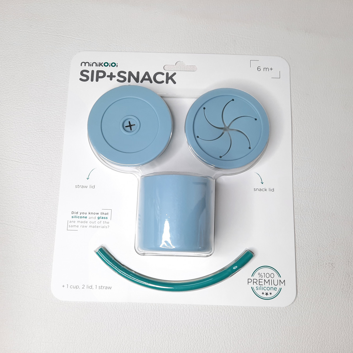 Sip + Snack - Blue et green - Boutique Toup'tibou - photo 6