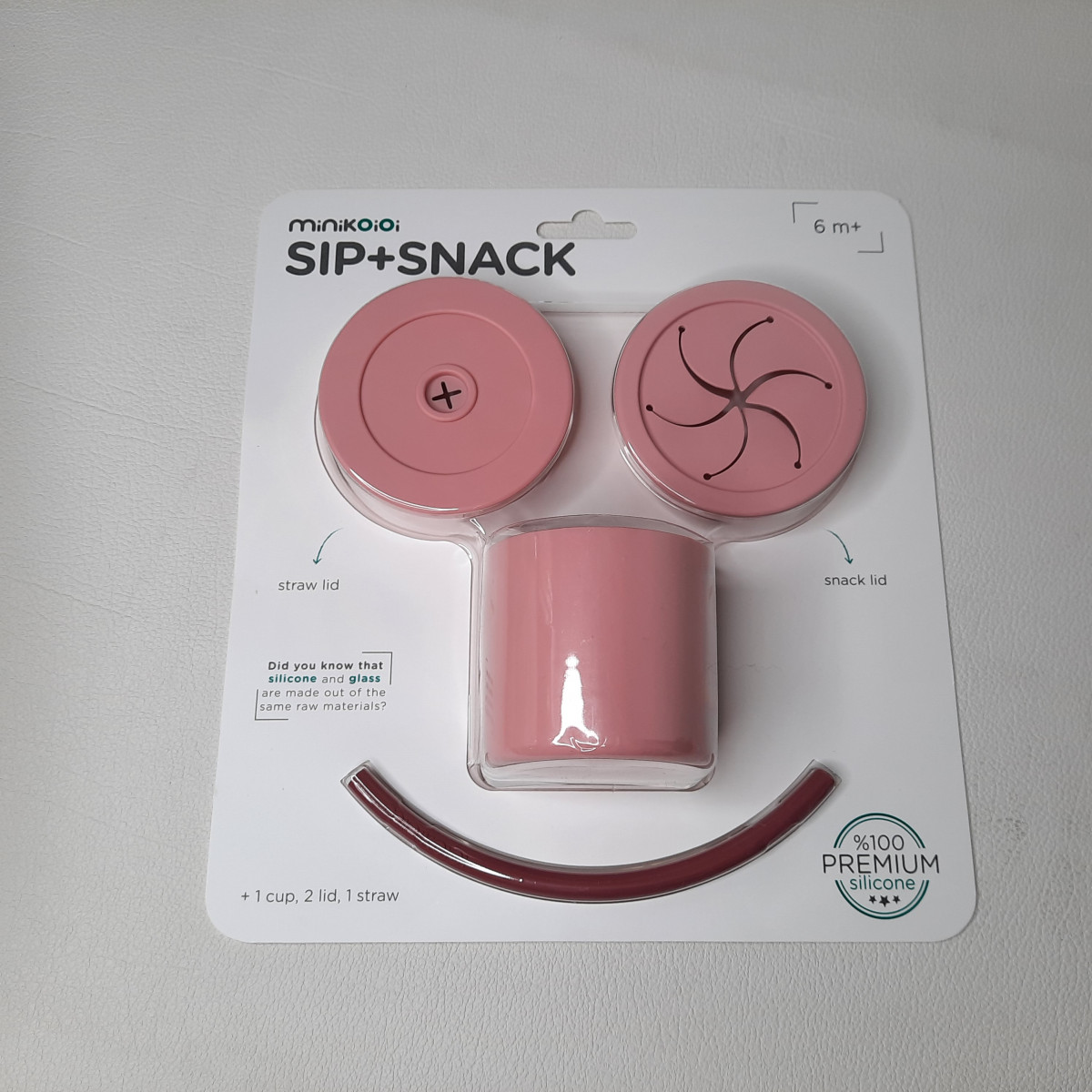 Sip + Snack -Pink et rose - Boutique Toup'tibou - photo 6