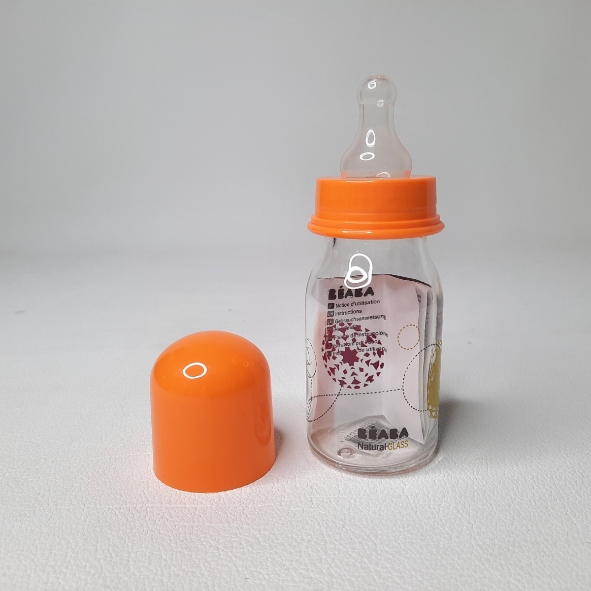 Biberon en verre orange 110ml - Boutique Toup'tibou - photo 6