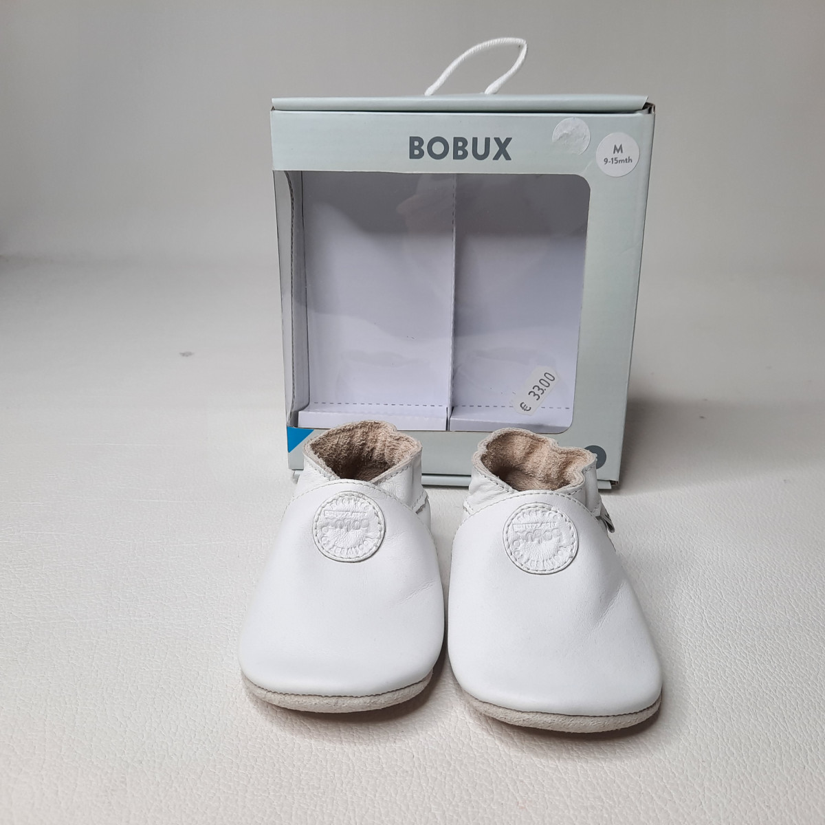 Chaussons en cuir Bobux blanc - 9/15 mois - photo 6