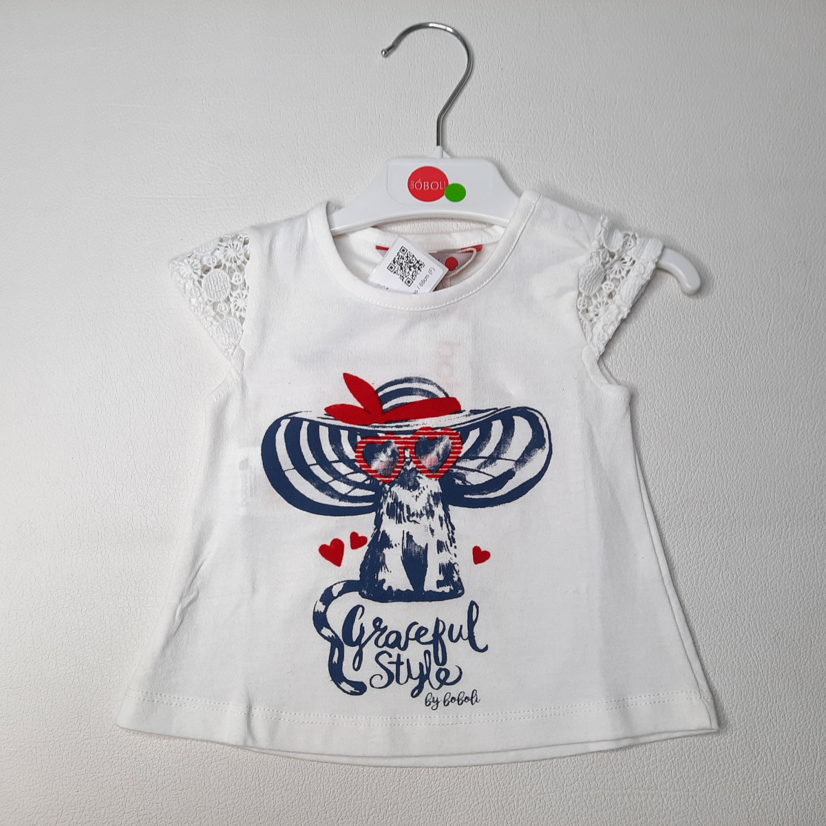 T-shirt blanc - Boutique Toup'tibou - photo 6