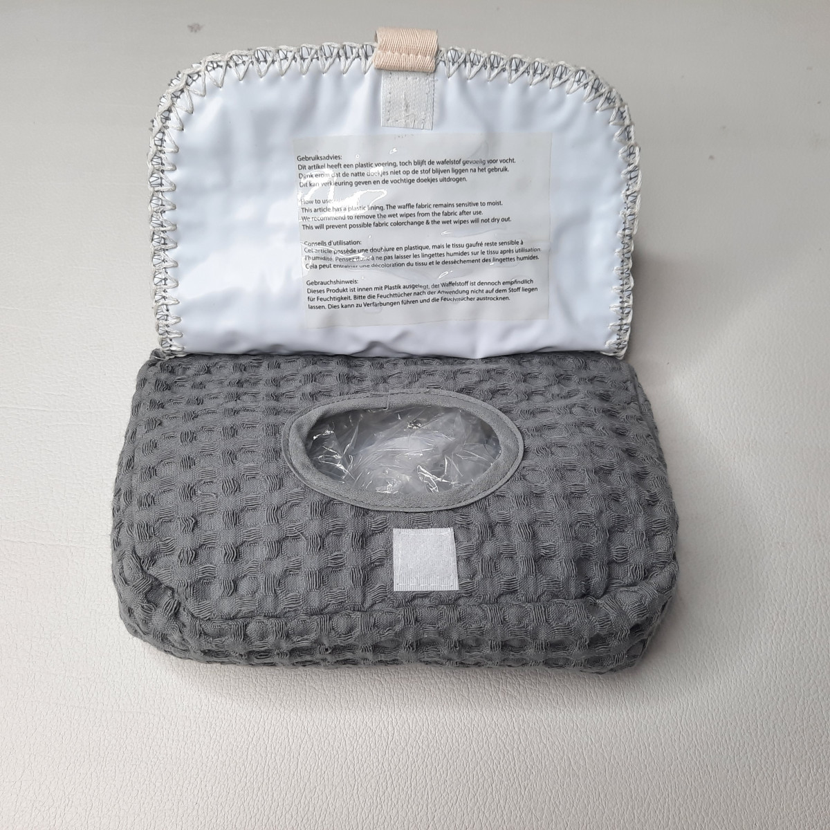 Trousse pour lingette grise - Boutique Toup'tibou - photo 7