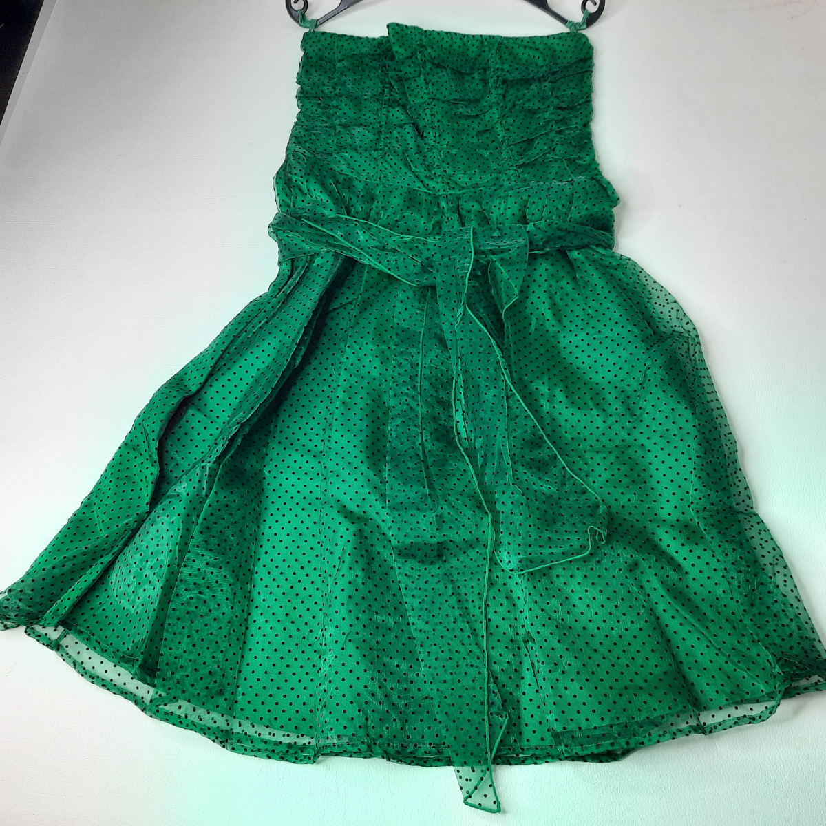Costume robe verte Taille XS - Boutique Toup'tibou - photo 6