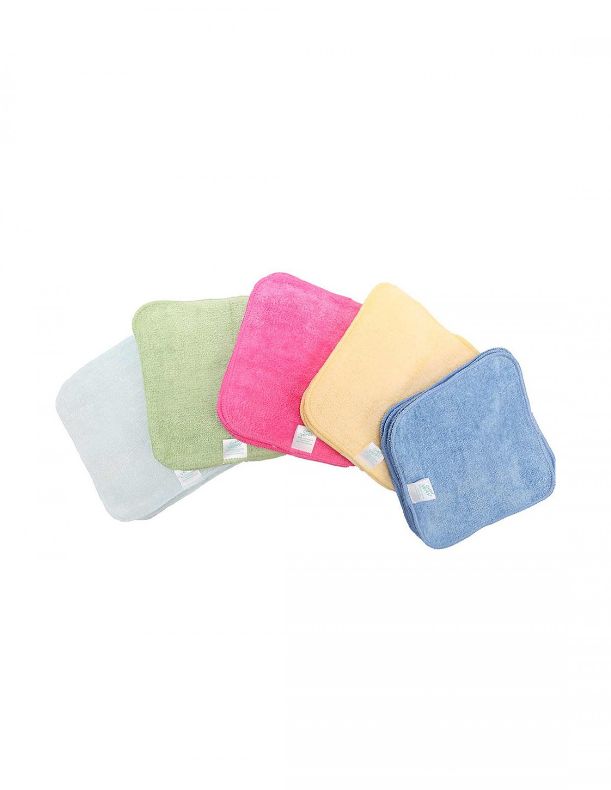 Recharge de 25 lingettes bambou velours - Colorées - photo 6