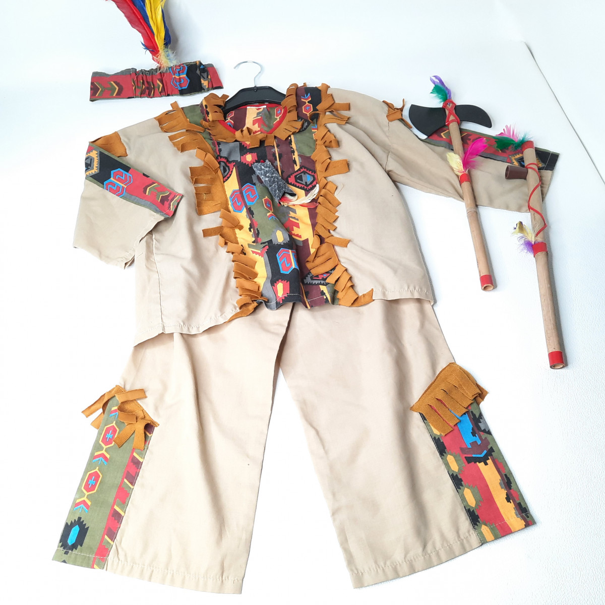 Costume indien + acc 4/5 ans - Boutique Toup'tibou - photo 6