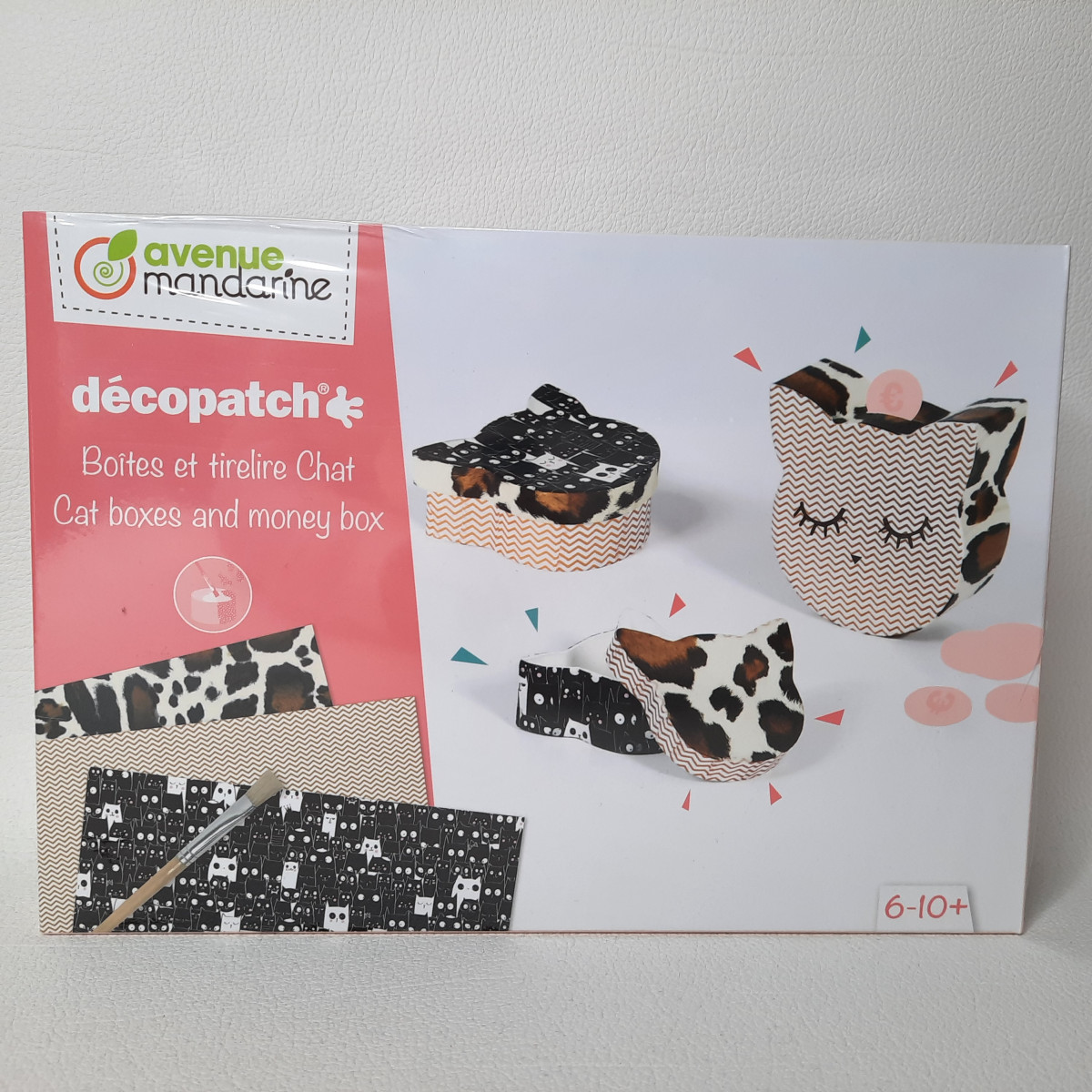 Boite dréative - Décopatch chat - Boutique Toup'tibou - photo 6