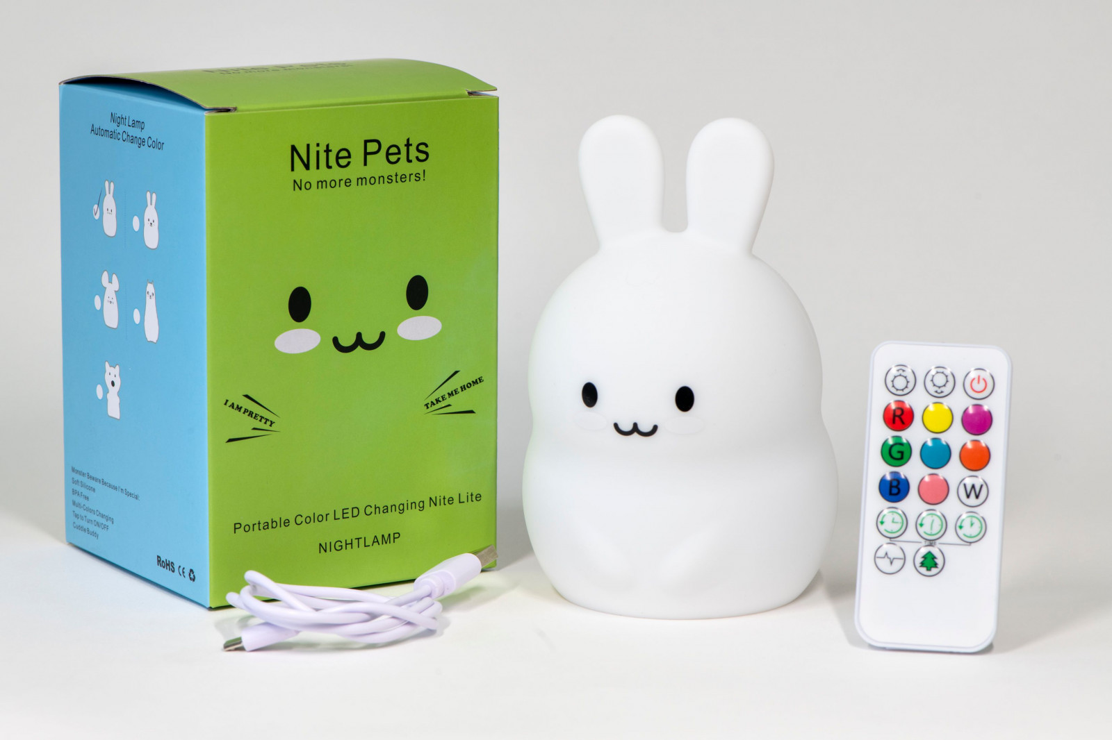 Veilleuse lapin silicone - Boutique Toup'tibou - photo 6