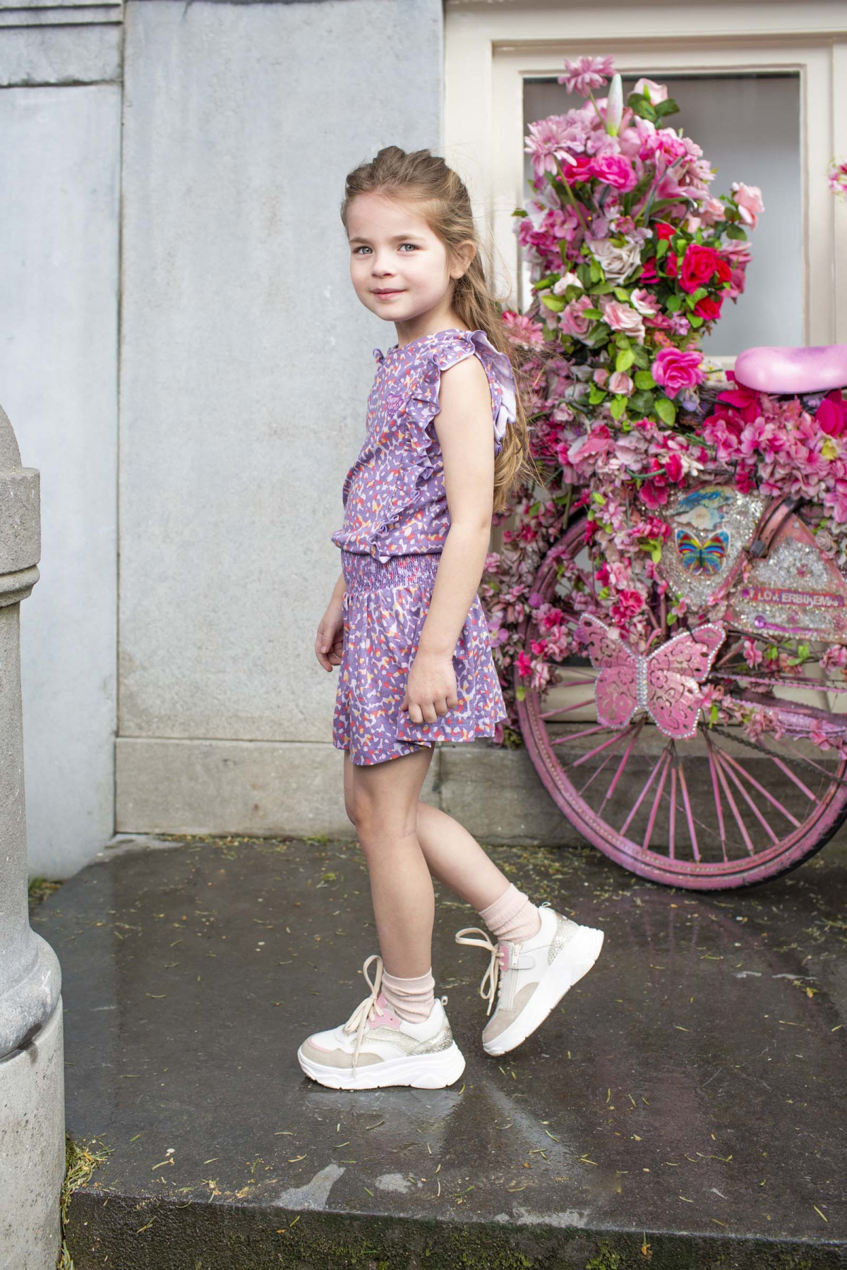 Robe KAATJE - Purple animal S220 - Boutique Toup'tibou - photo 8