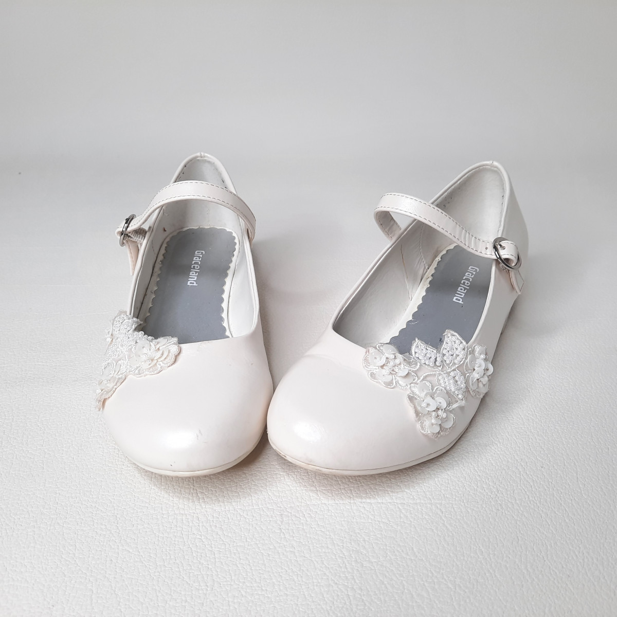 Chaussures blanc blanche laquée P31 - Boutique Toup'tibou - photo 6