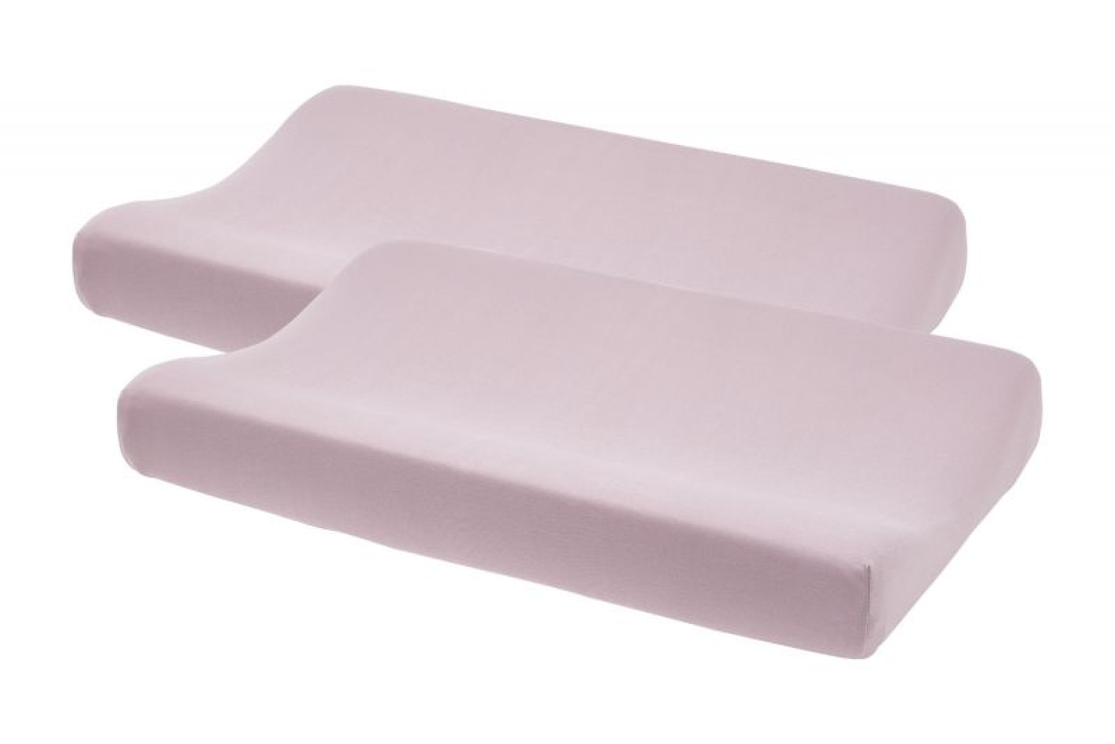 Lot de 2 housses pour matelas à langer coton lila - 586208 - photo 6