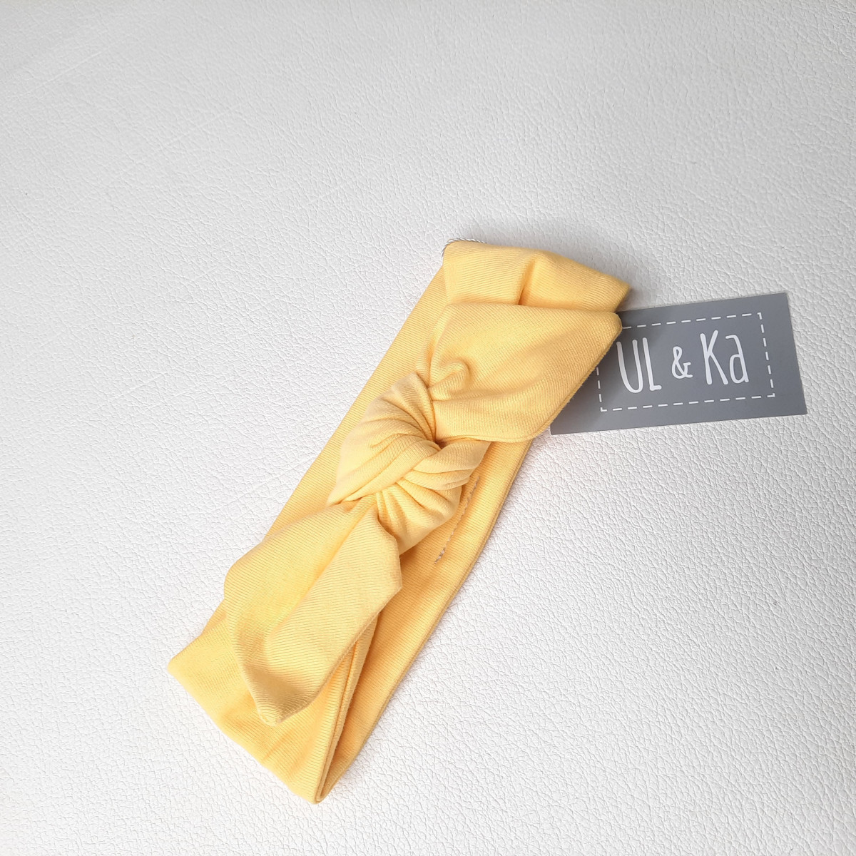 Bandeau Ul&Ka - Yellow - Boutique Toup'tibou - photo 6