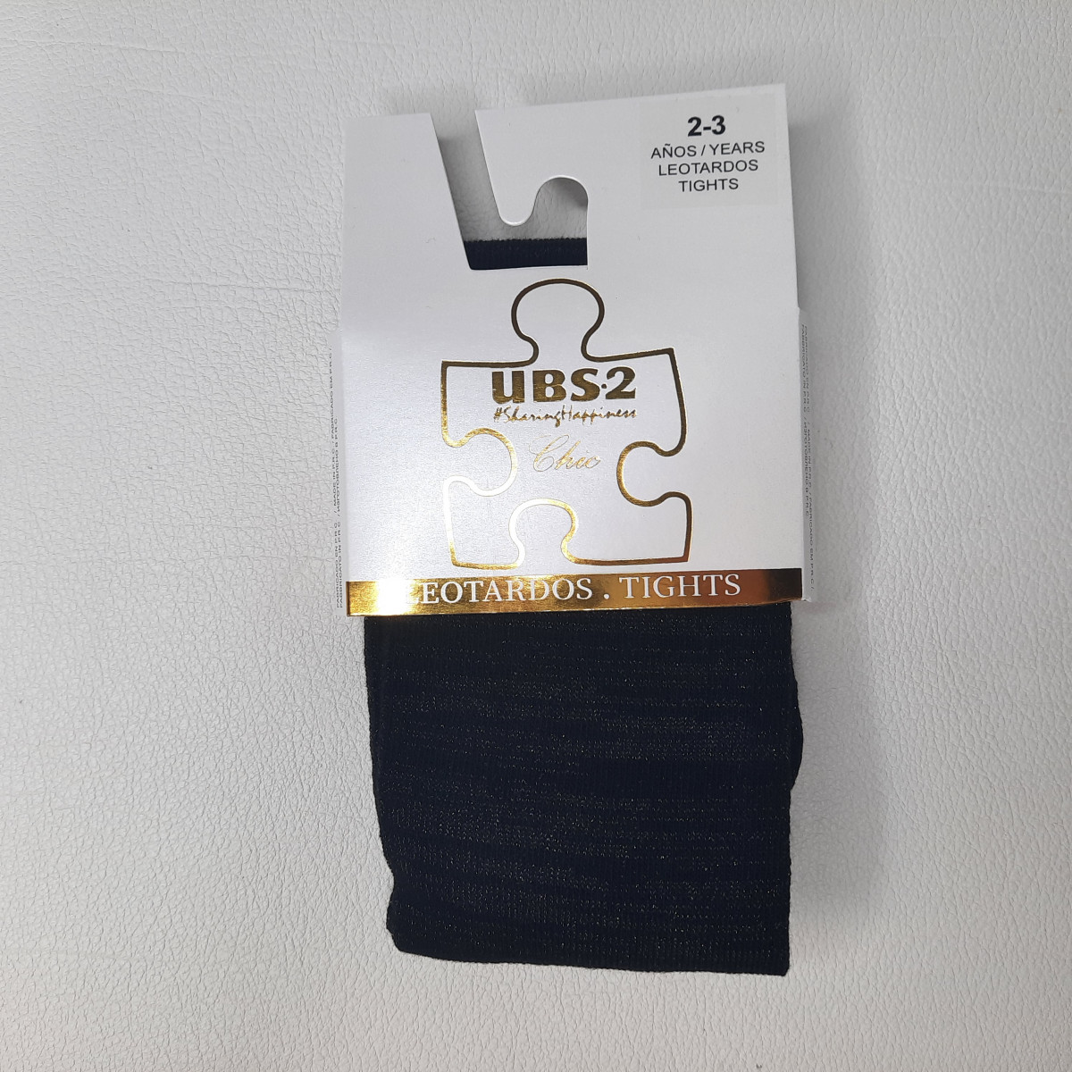 Collant noir chiné - Boutique Toup'tibou - photo 6