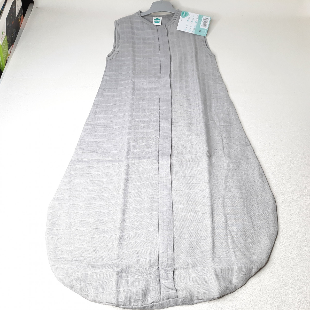Sac de couchage gris été Tétra 100% coton - 2988-90-07 - photo 6