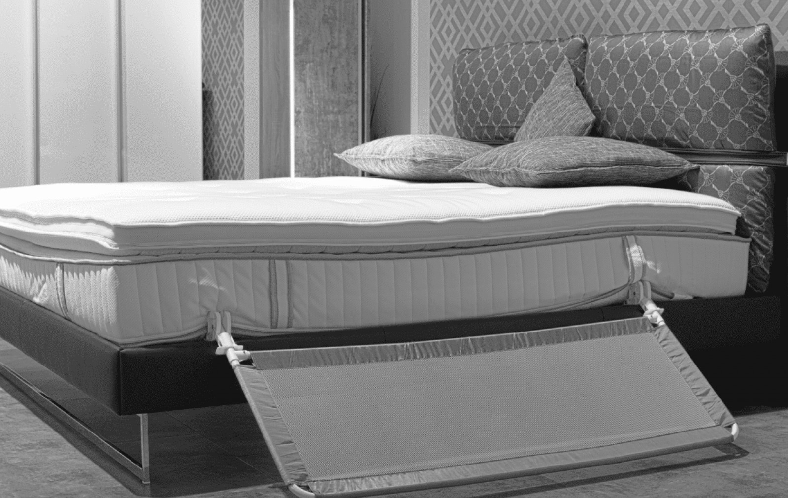 Barrière de lit gris- noir 135cm *50cm - photo 10