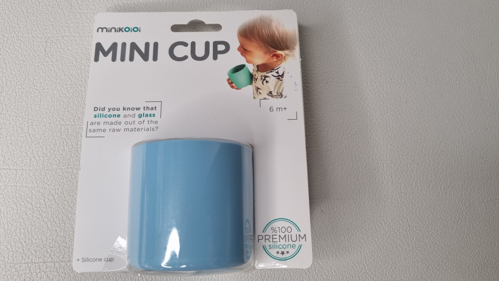 Mini gobelet cup en silicone - Blue - Boutique Toup'tibou - photo 6