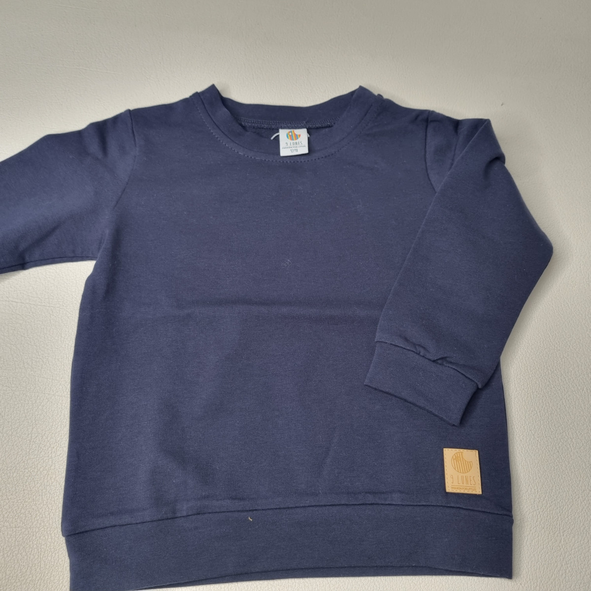 Sweat 9 Lunes - Navy - Boutique Toup'tibou - photo 6