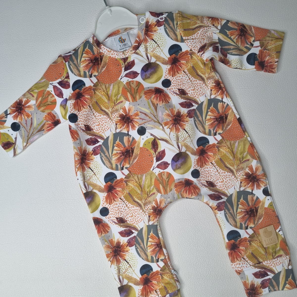 Combi 9 Lunes - Orange Flowers - Boutique Toup'tibou - photo 6