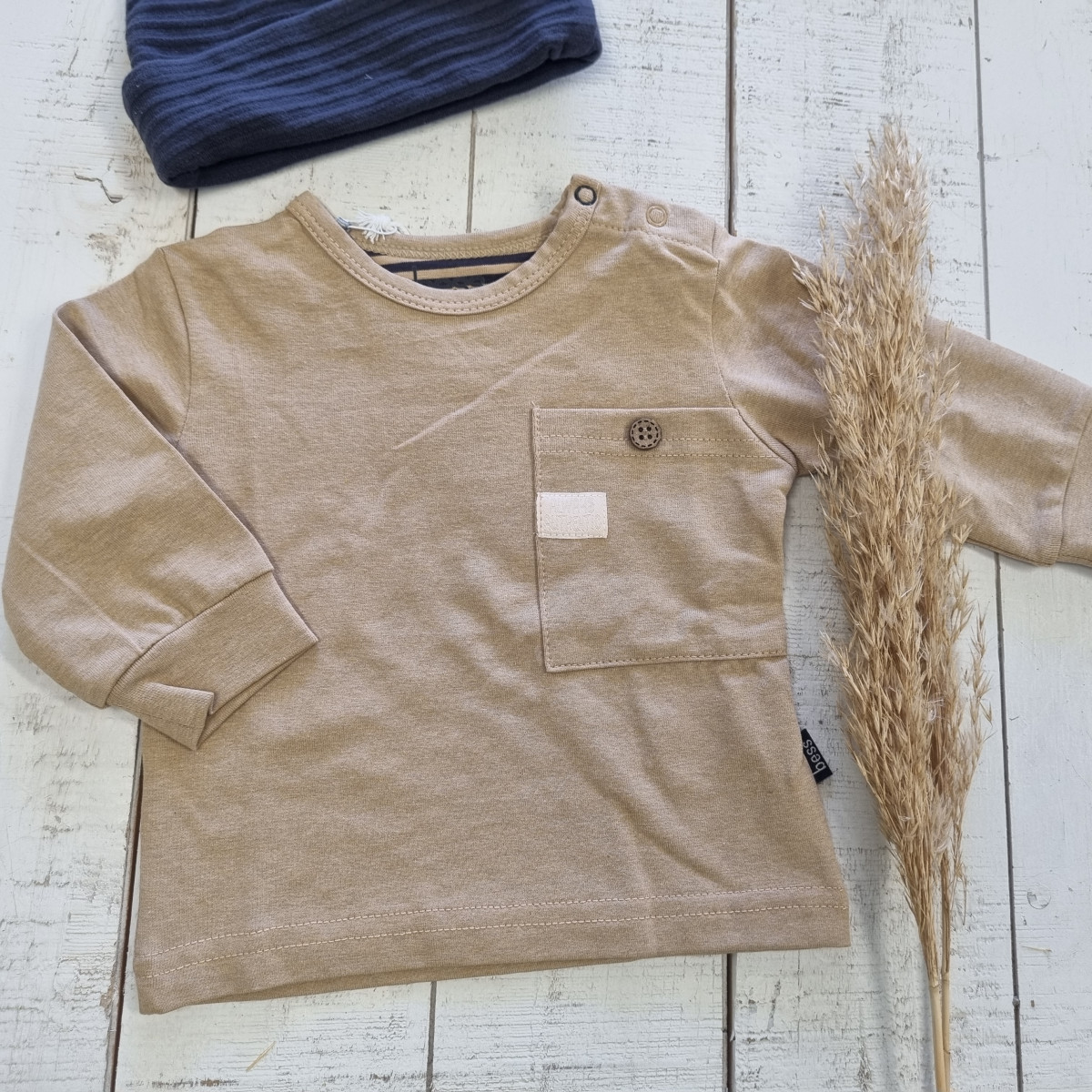 T-shirt manches longues beige - Boutique Toup'tibou - photo 6