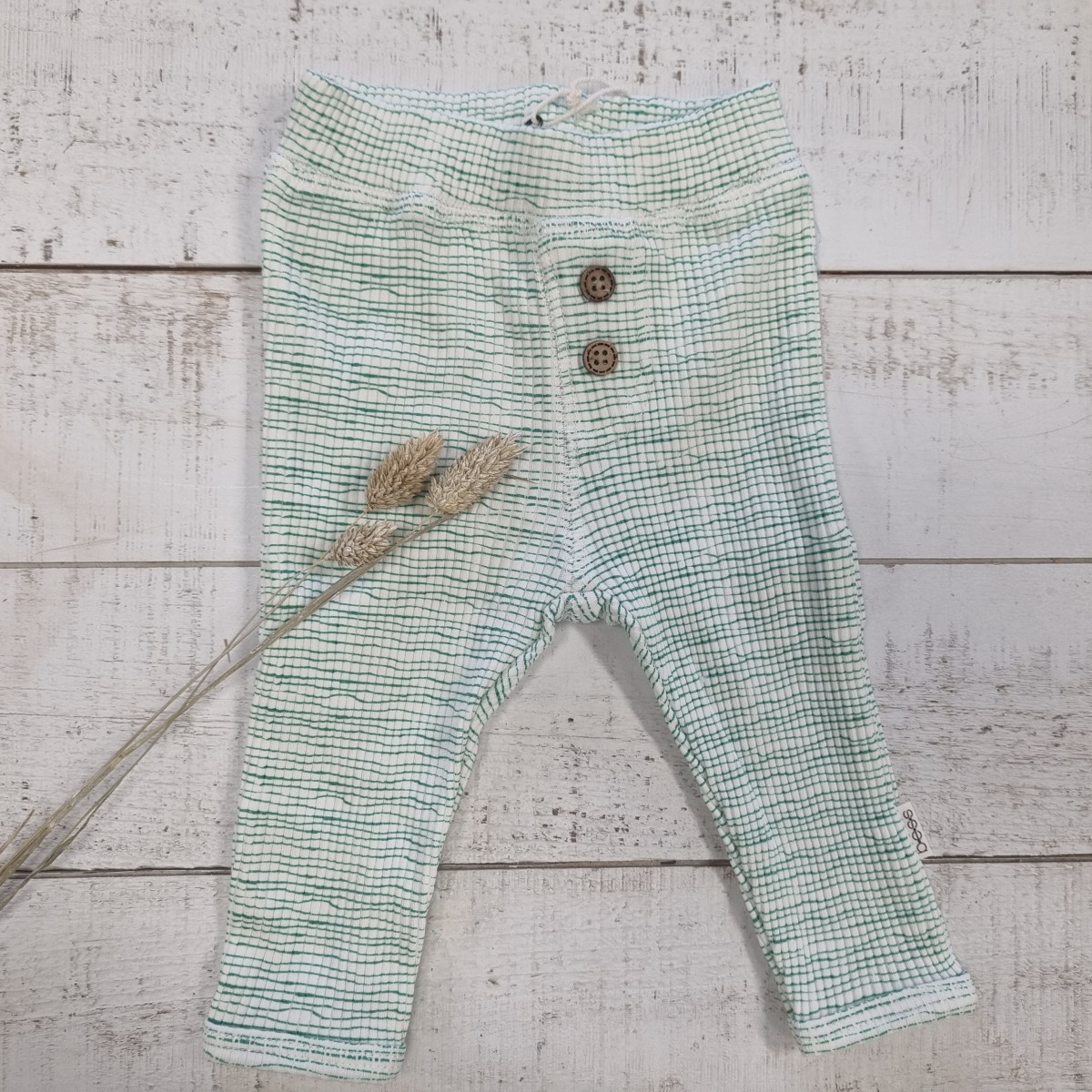 Pantalon Organic - Green chiné - Boutique Toup'tibou - photo 6