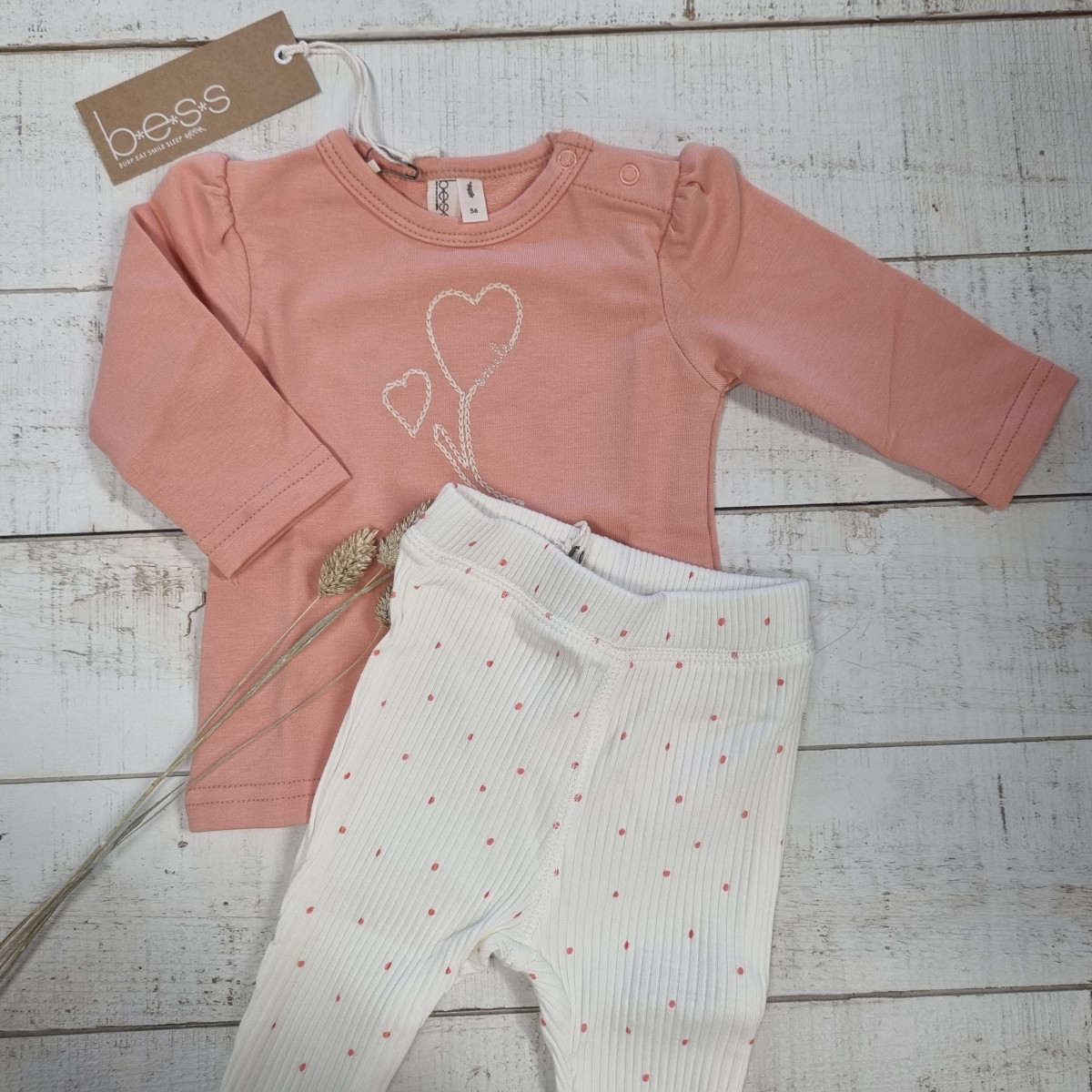 T-shirt manches longues Organic - Dusty rose - photo 7