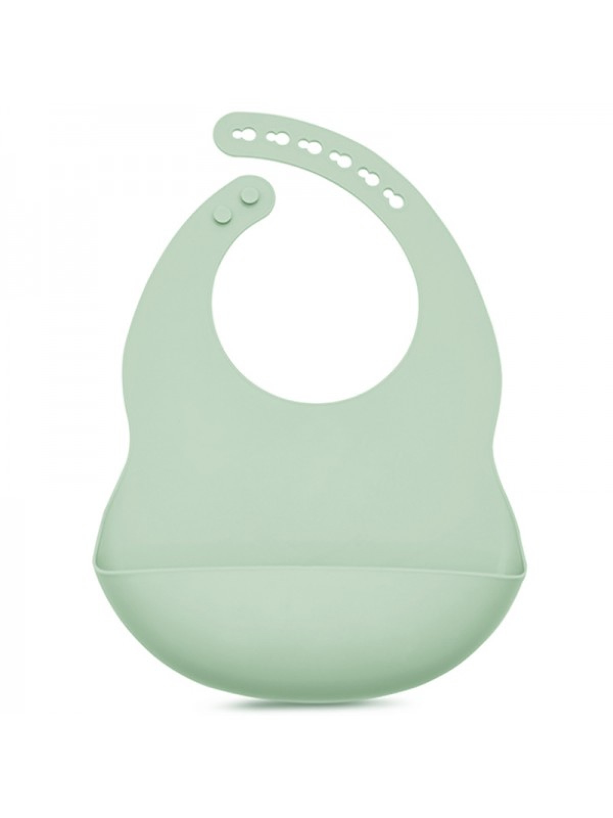 Bavoir en silicone - Menthe - Boutique Toup'tibou - photo 6