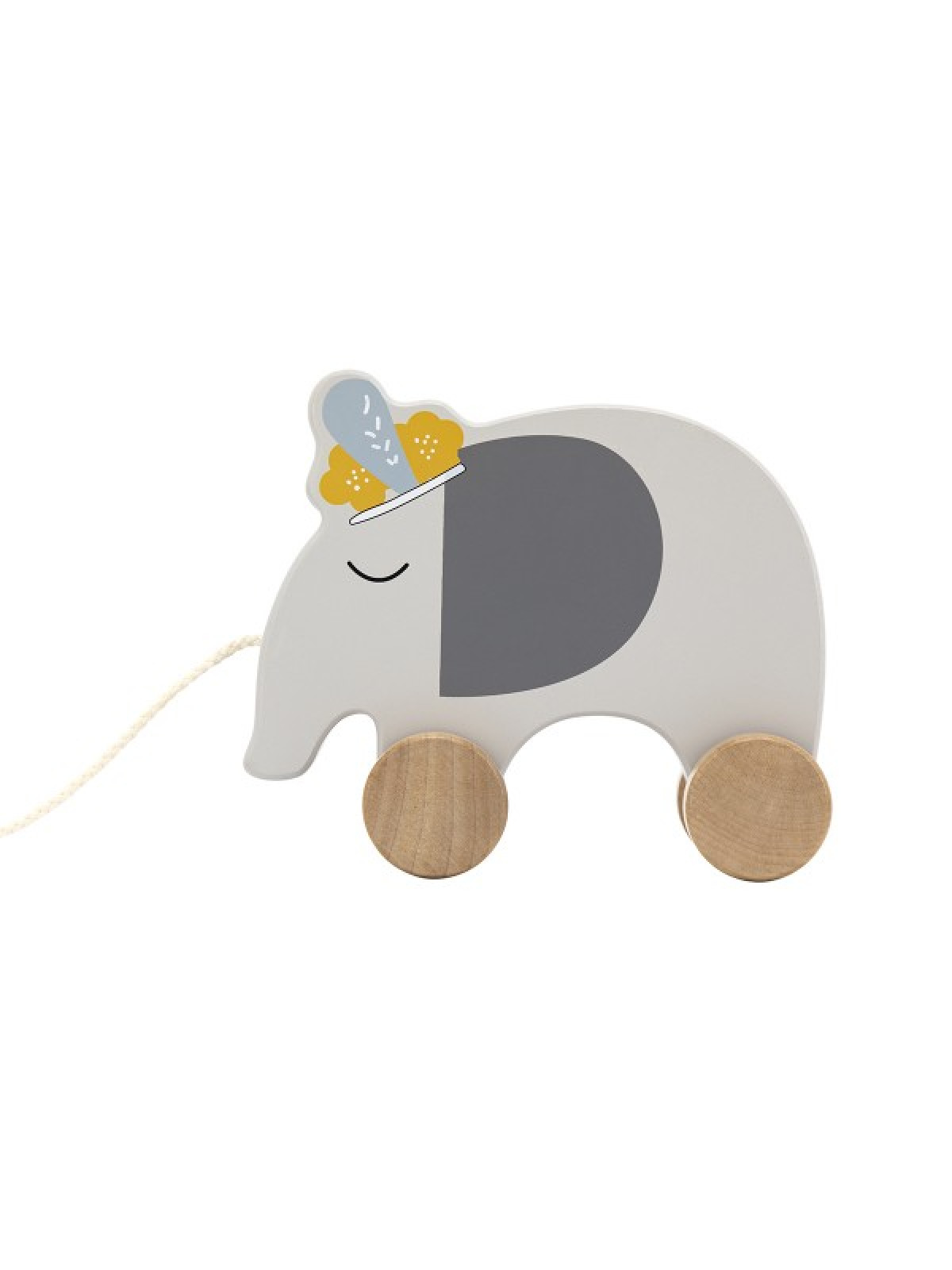 Pull Along Toy - Elephant - Boutique Toup'tibou - photo 6