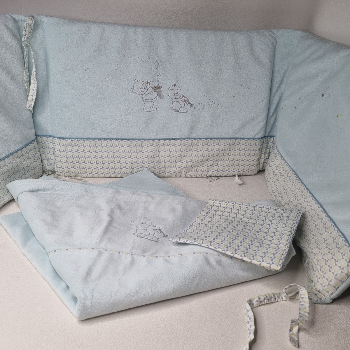 Tour de lit + housse de couette et taie Noukie's - photo 6