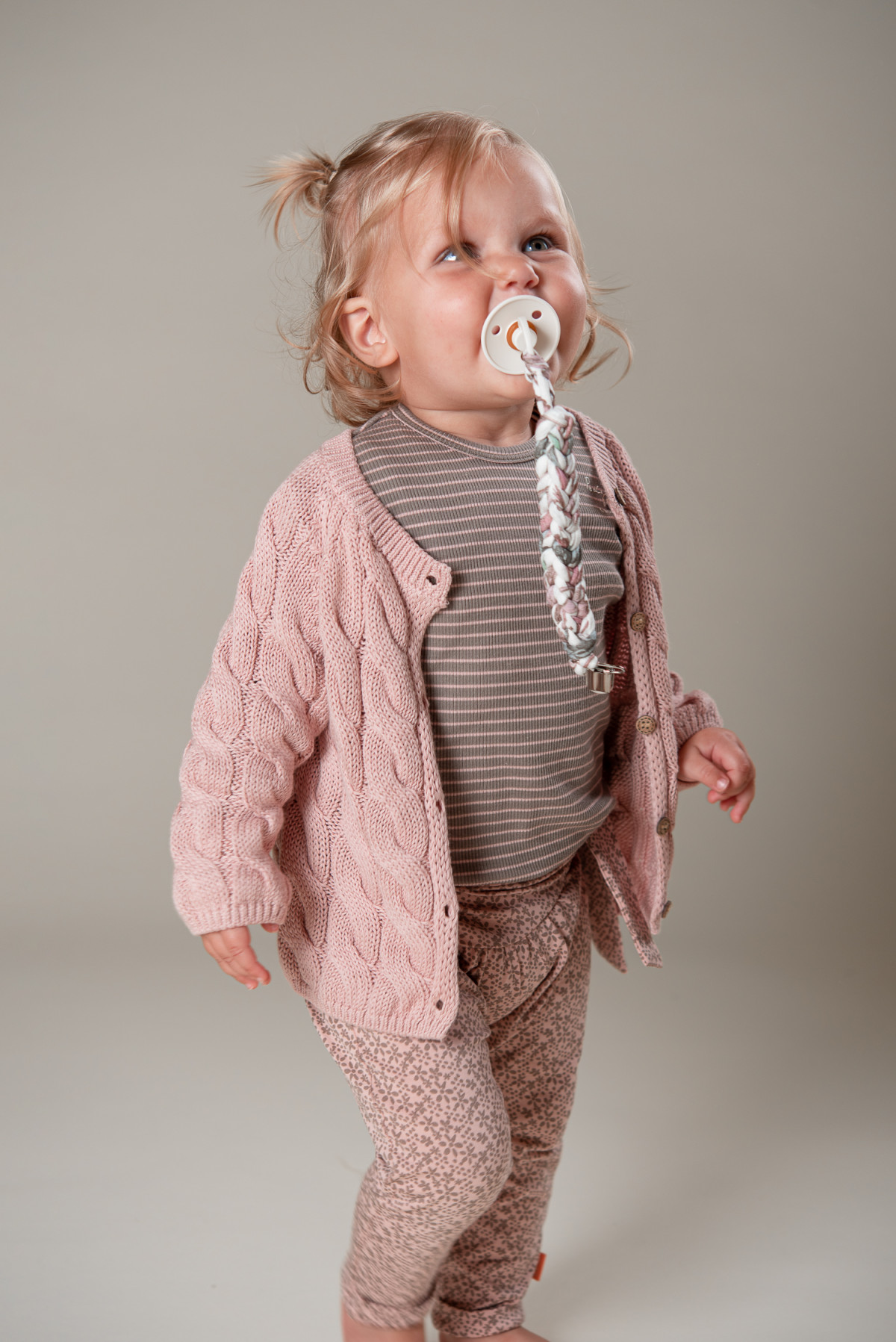 Cardigan Dusty rose - Boutique Toup'tibou - photo 8