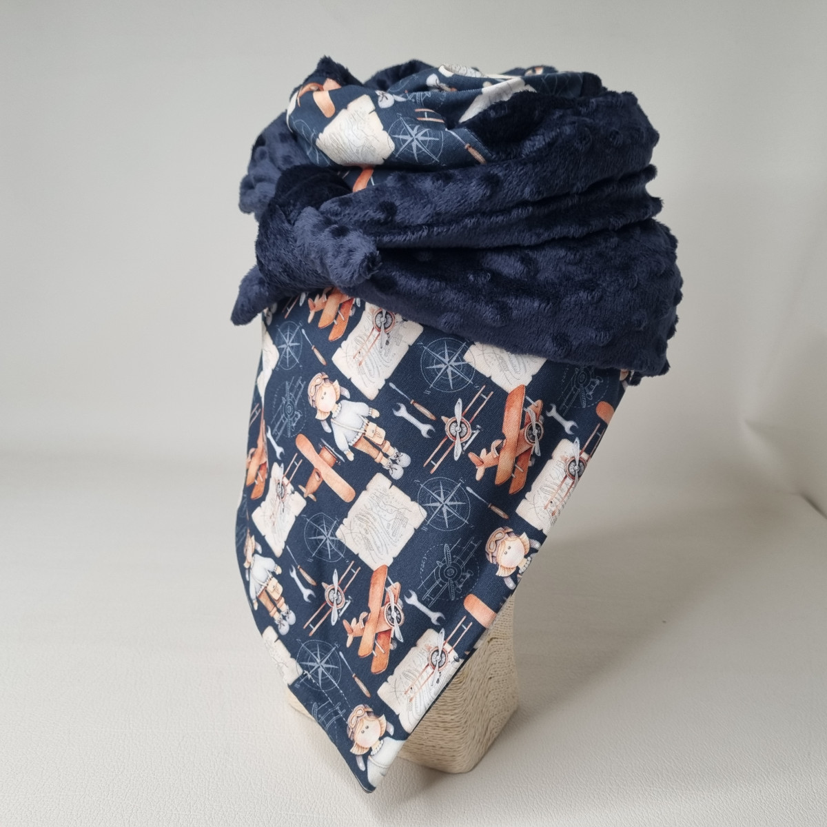 Grand foulard triangle - Mod1 - Boutique Toup'tibou - photo 6