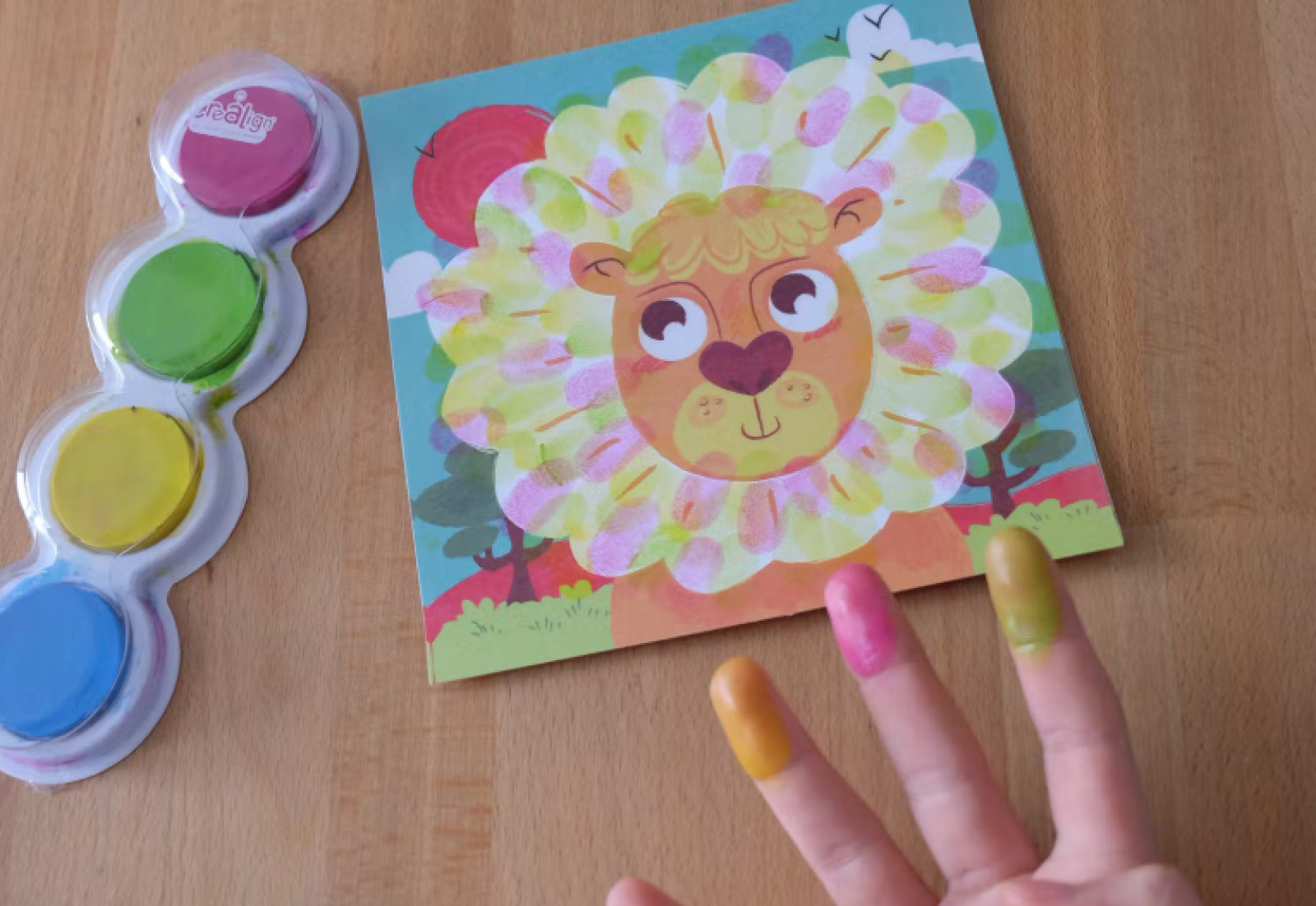 Peinture au doigt - Animaux colorés - photo 8
