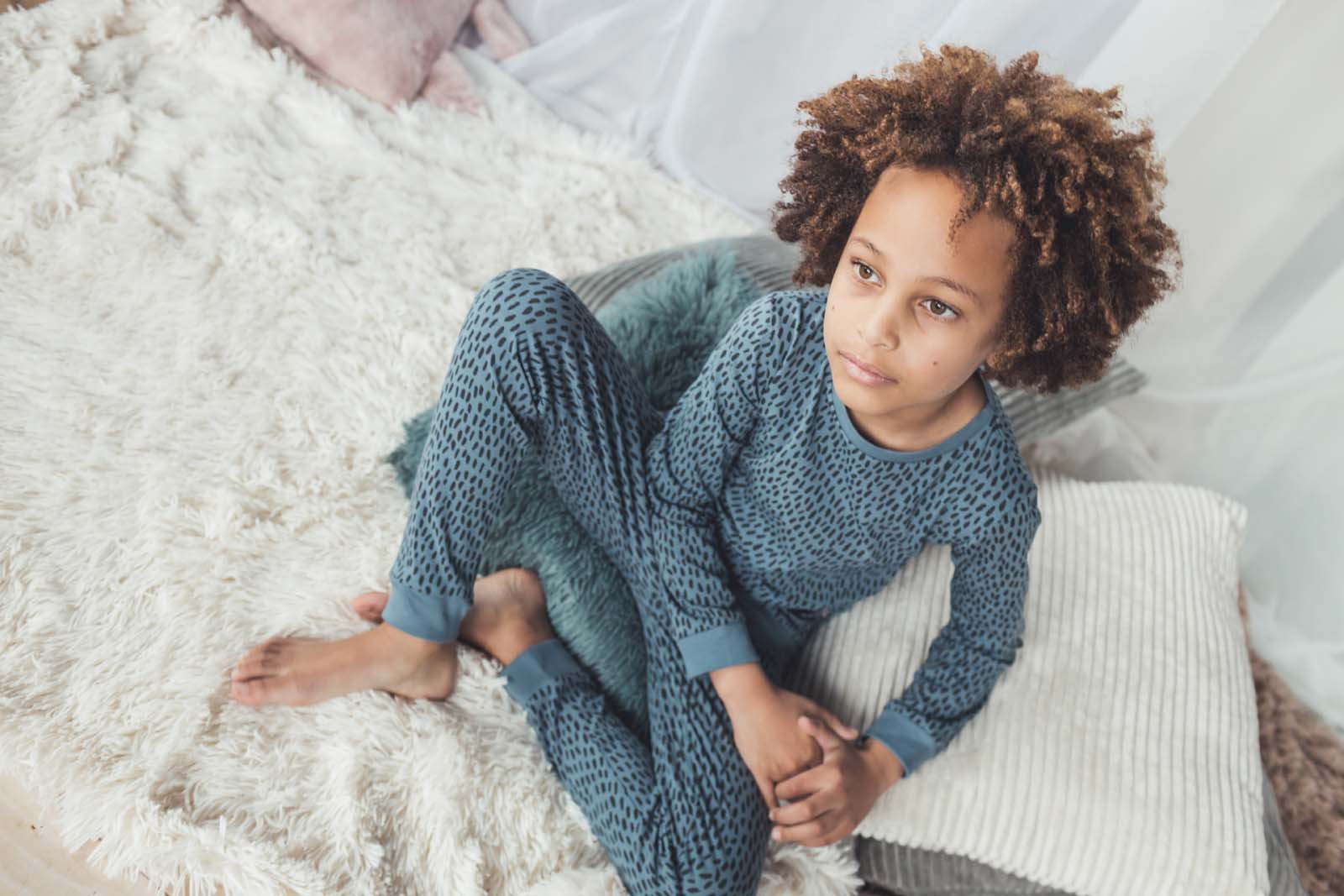 Pyjama 2pcs -Blue mist dot - photo 8
