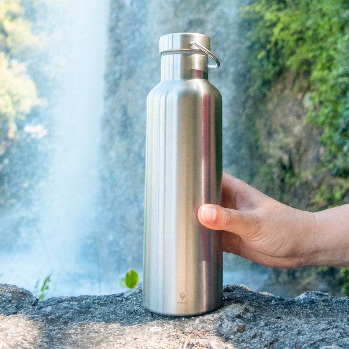 Gourde inox Groovy 1 litre - Neutre - photo 10