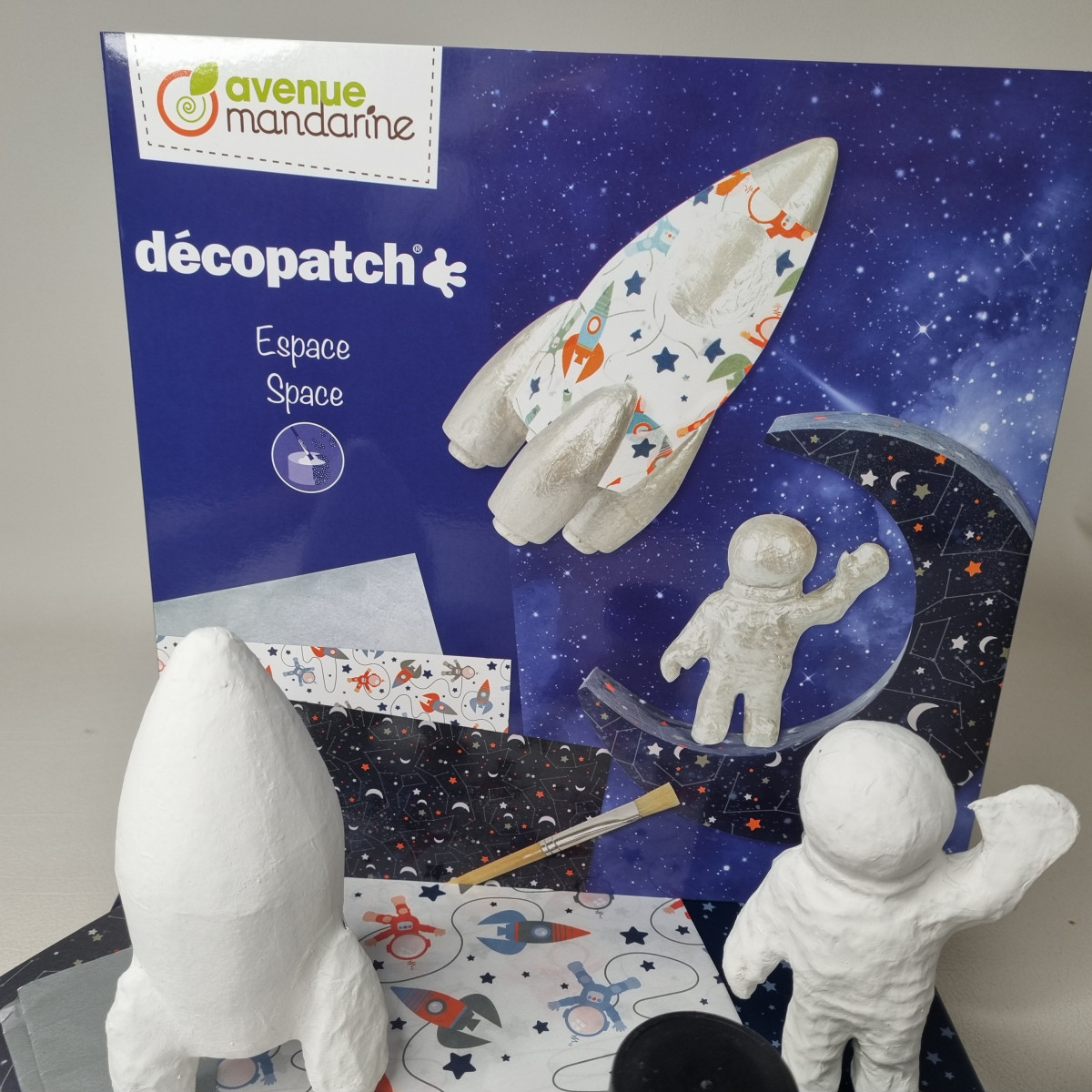 Coffret créatif - Décopatch Espace - Boutique Toup'tibou - photo 6