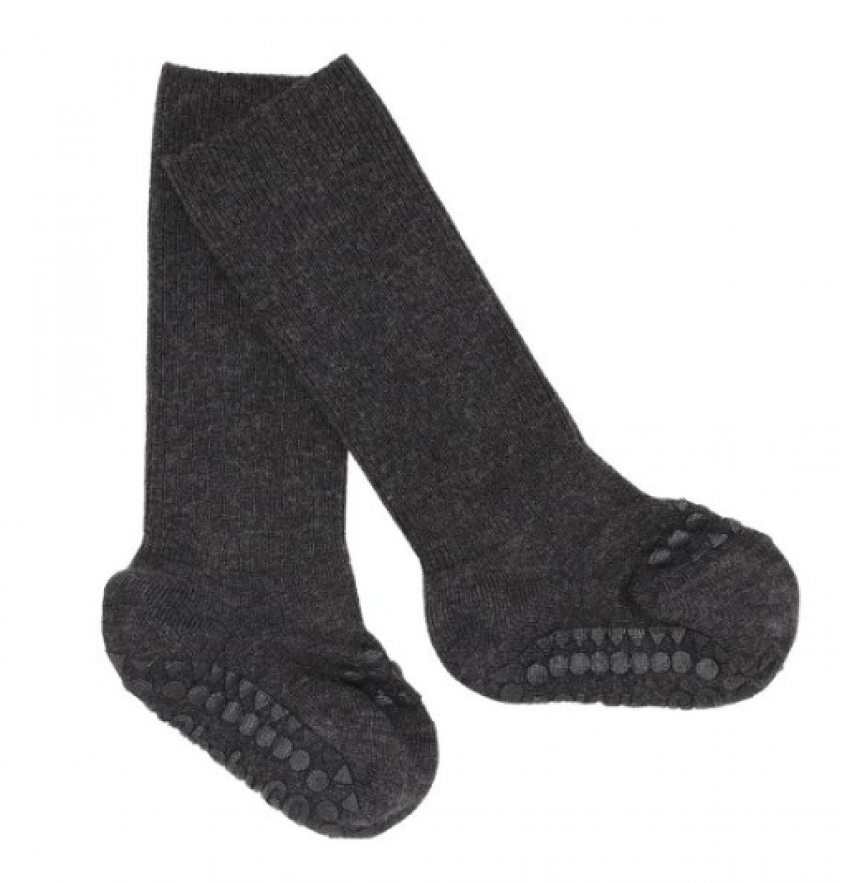 Chaussettes Antidérapantes Bambou - Dark grey melange - photo 6