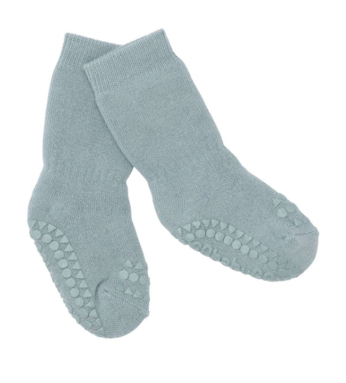 Chaussettes Antidérapantes Coton -Dusty Blue - photo 8