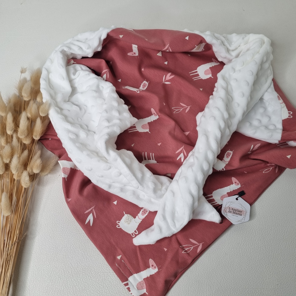 Grand foulard triangle - Mod2 - Boutique Toup'tibou - photo 6