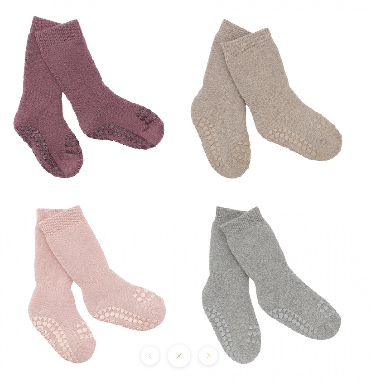 Combo Box 4-pack Coton - Prune brumeuse, sable, vieux rose, gris chiné - photo 7