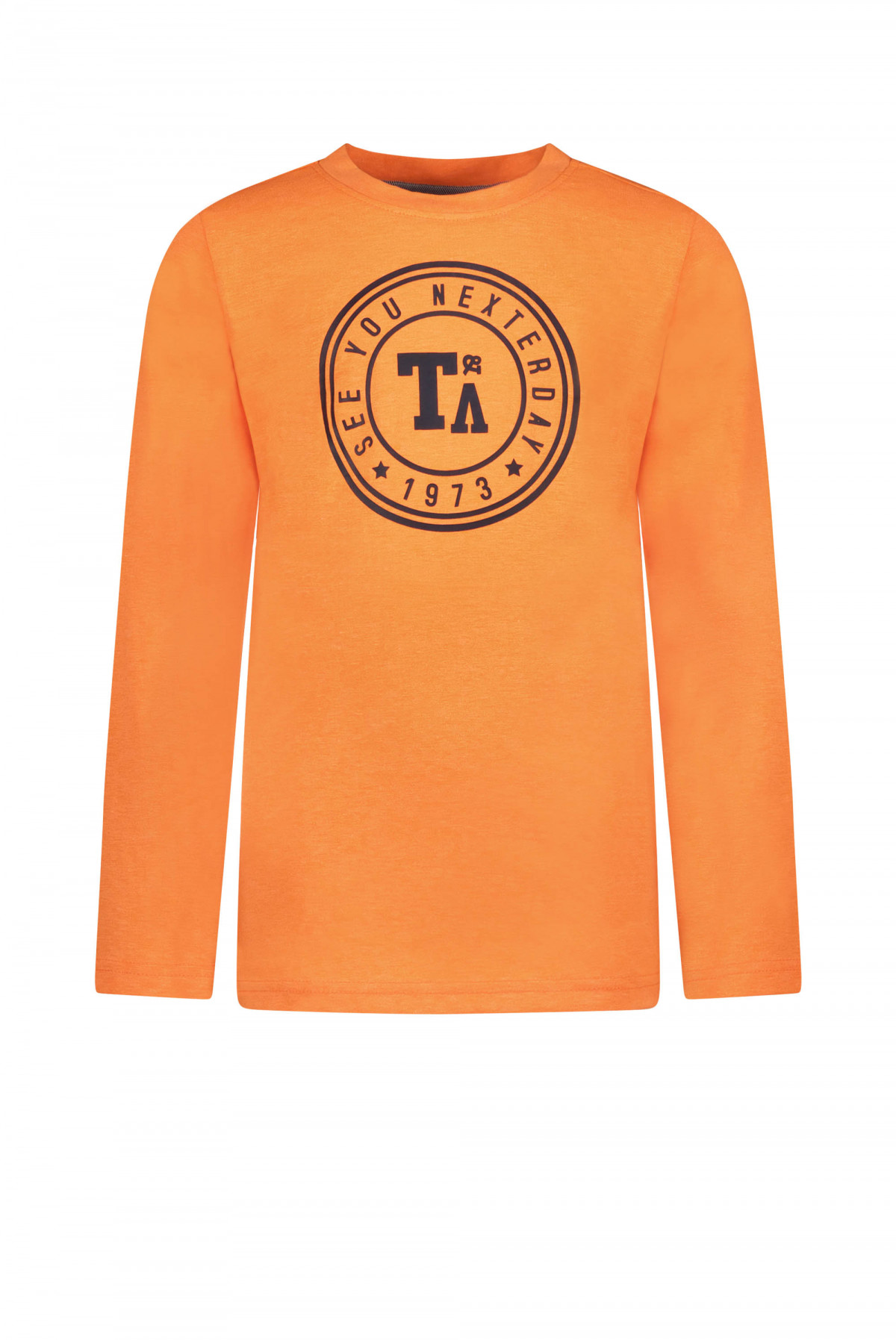 T-shirt manches longues orange - Logo - Boutique Toup'tibou - photo 6