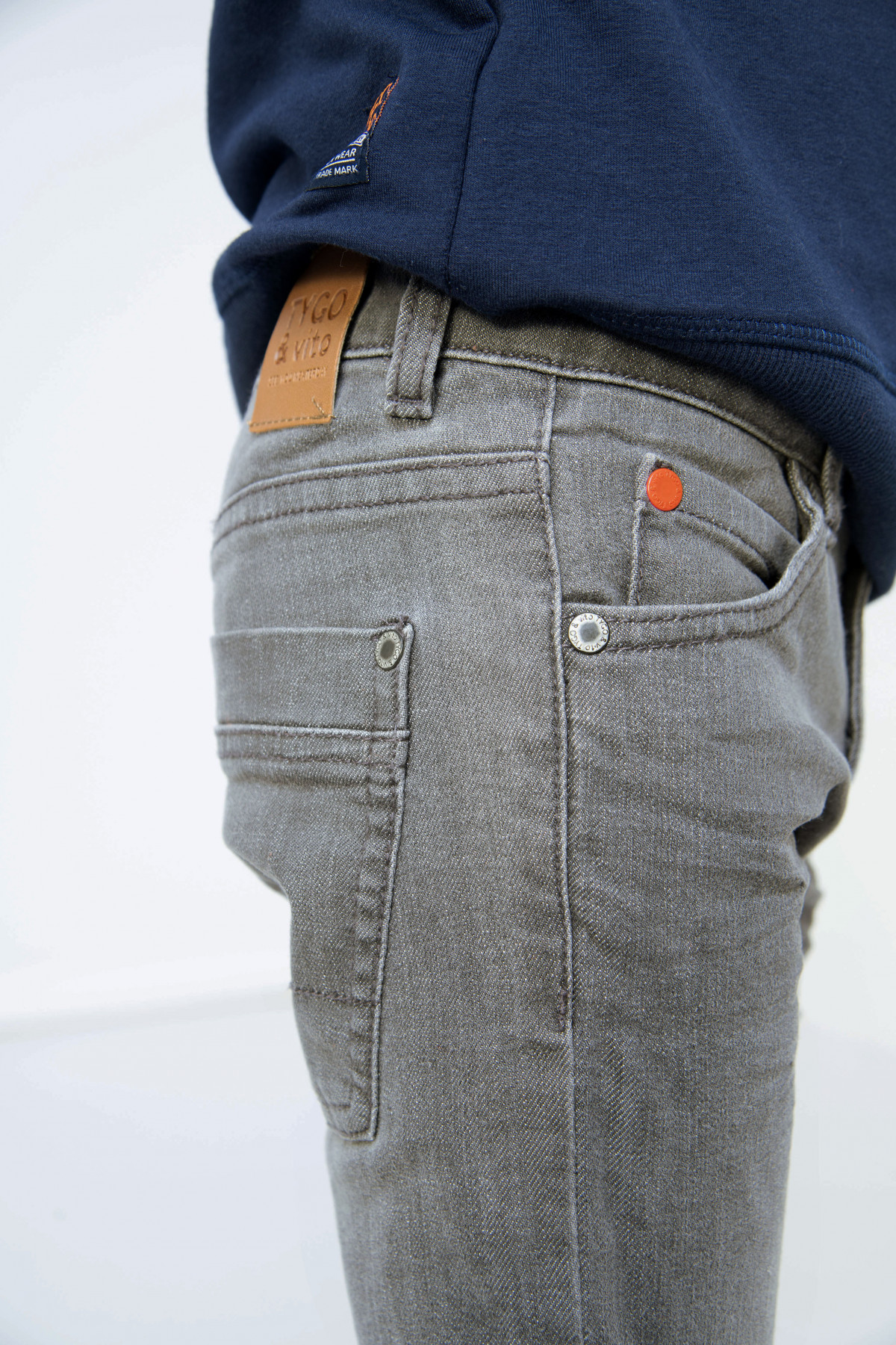 Jeans gris - light grey denim - photo 11