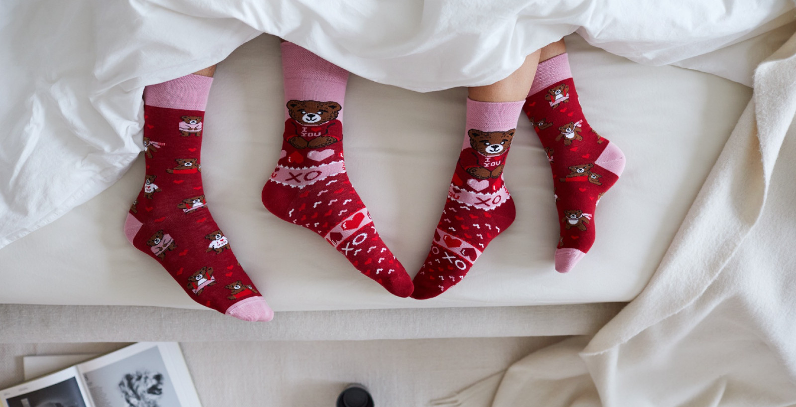 Chaussettes Many Mornings - Love Teddy - Boutique Toup'tibou - photo 6