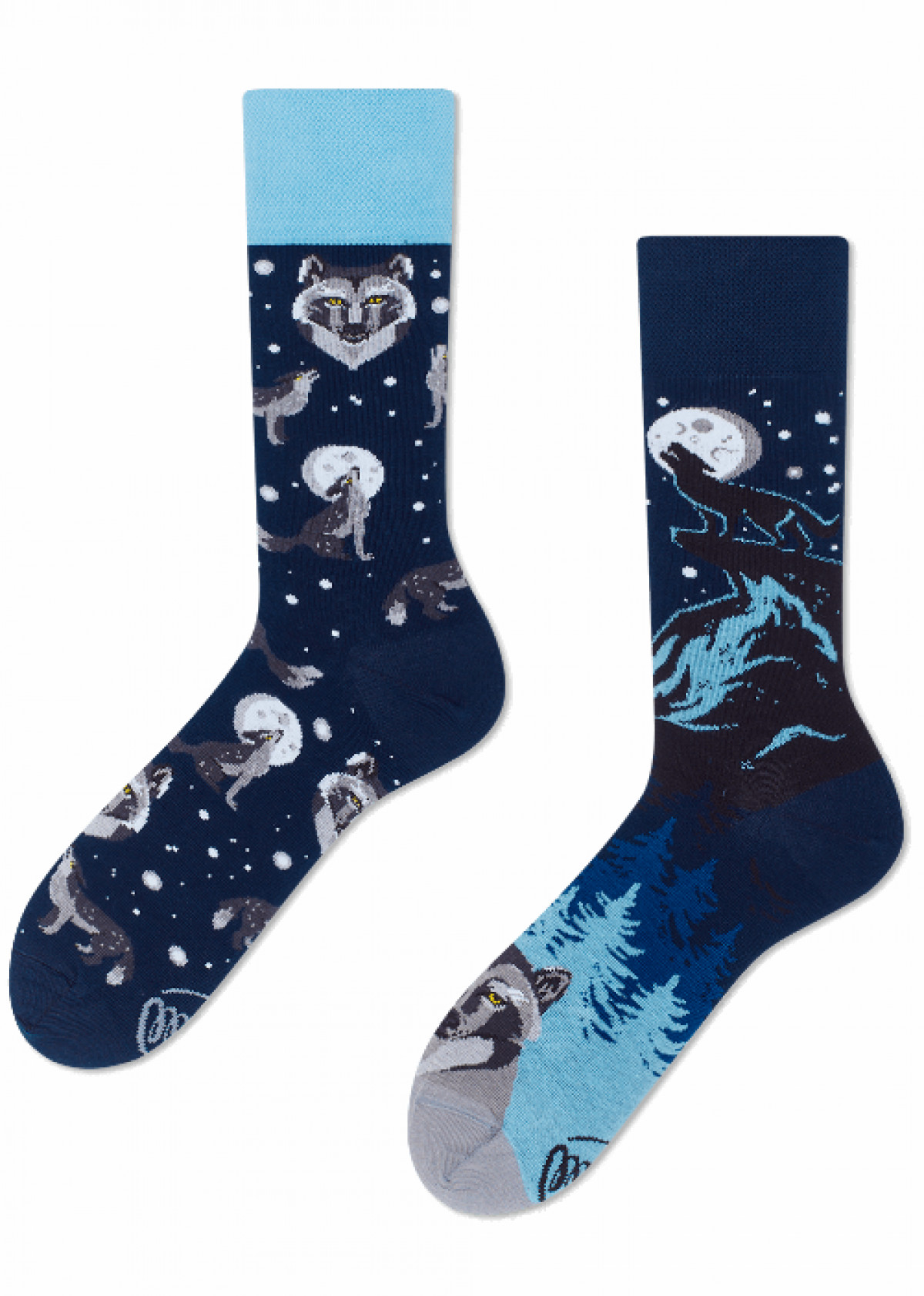 Chaussettes Many Mornings - Winter Wolf - Boutique Toup'tibou - photo 8