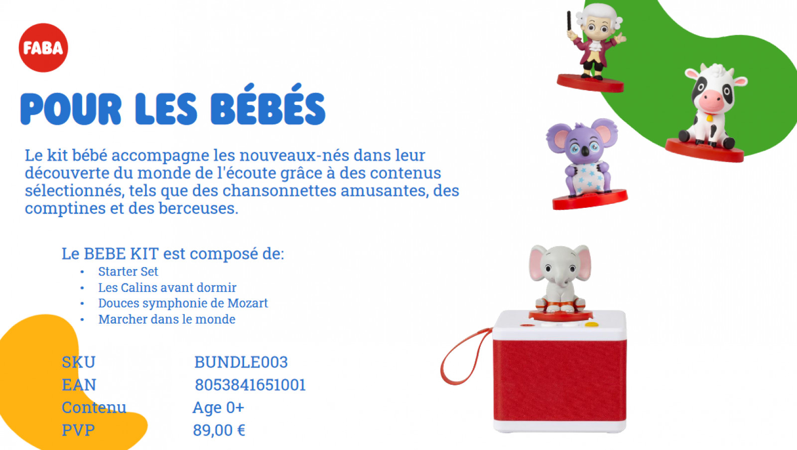 Kit bébé Faba + 4 figurines - Boutique Toup'tibou - photo 6