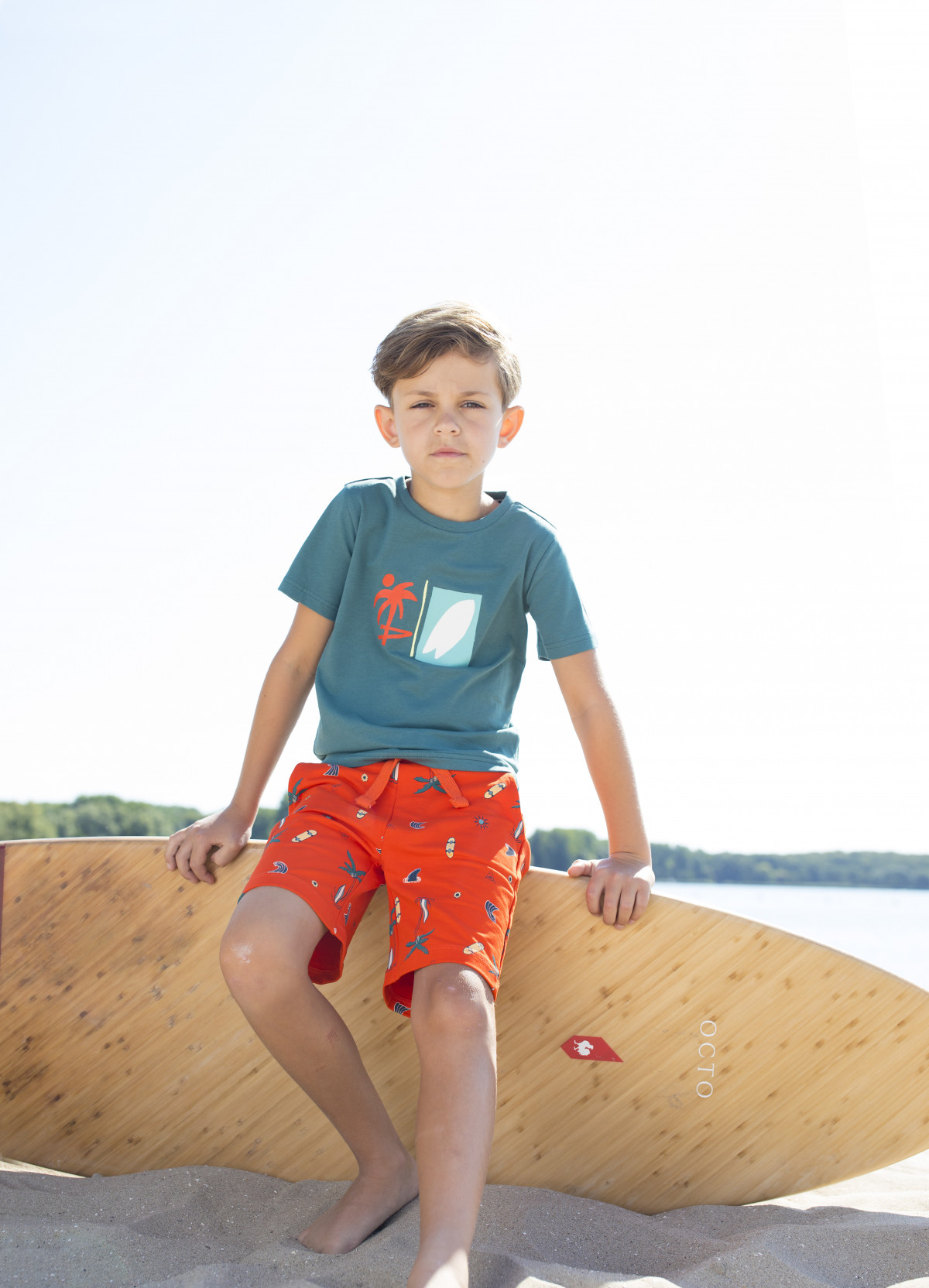 T-shirt vert bouteille - photo 7
