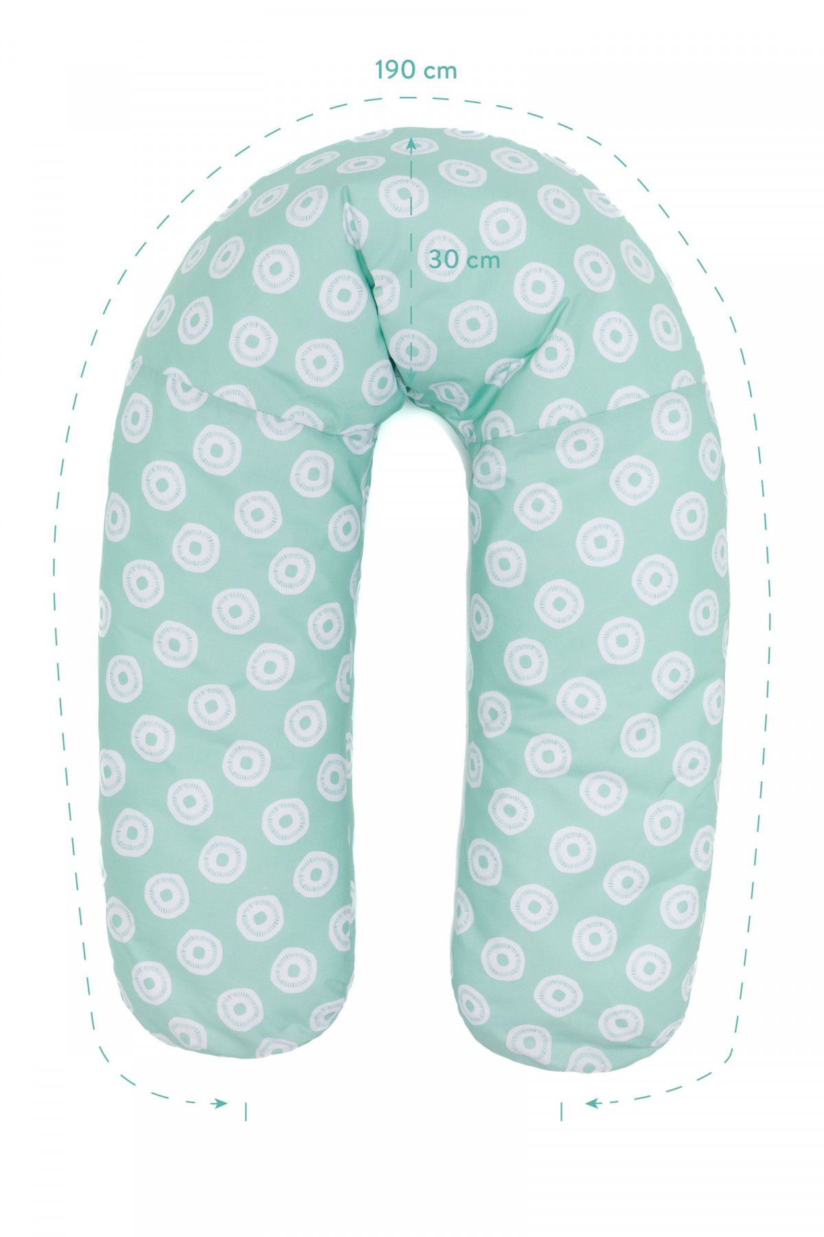 Coussin allaitement 190cm - Circles Ocean - 407-40 - photo 6
