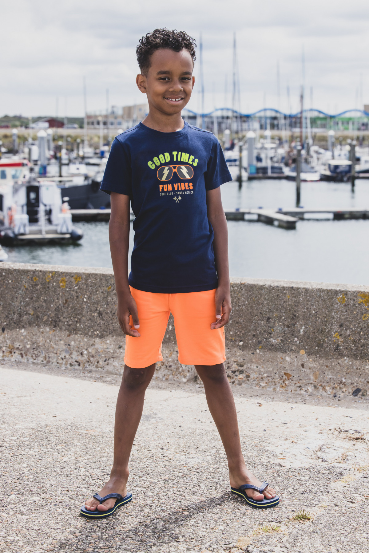 T-shirt marine Fun Vibes - photo 7