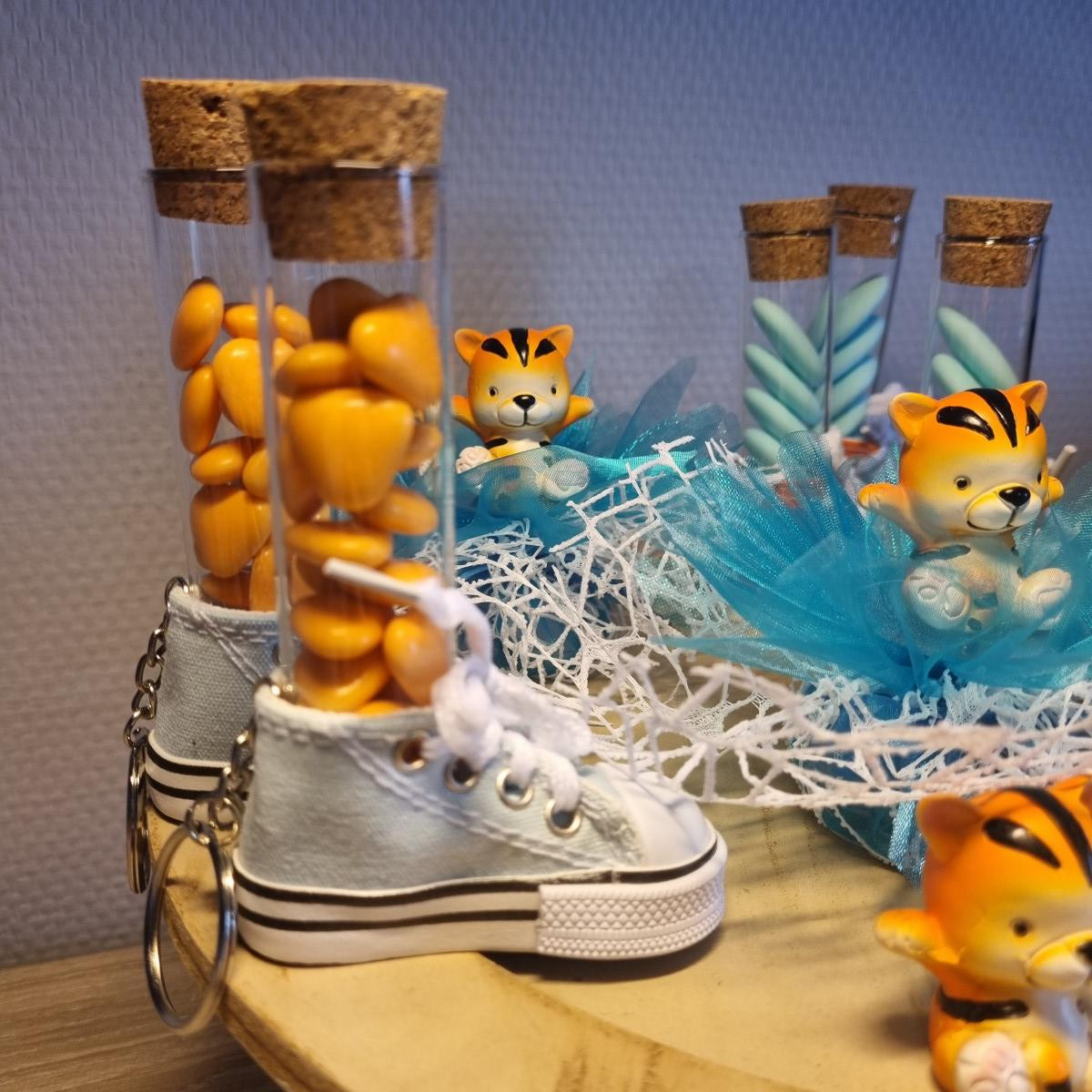 Petit pot en verre avec tigre - photo 8