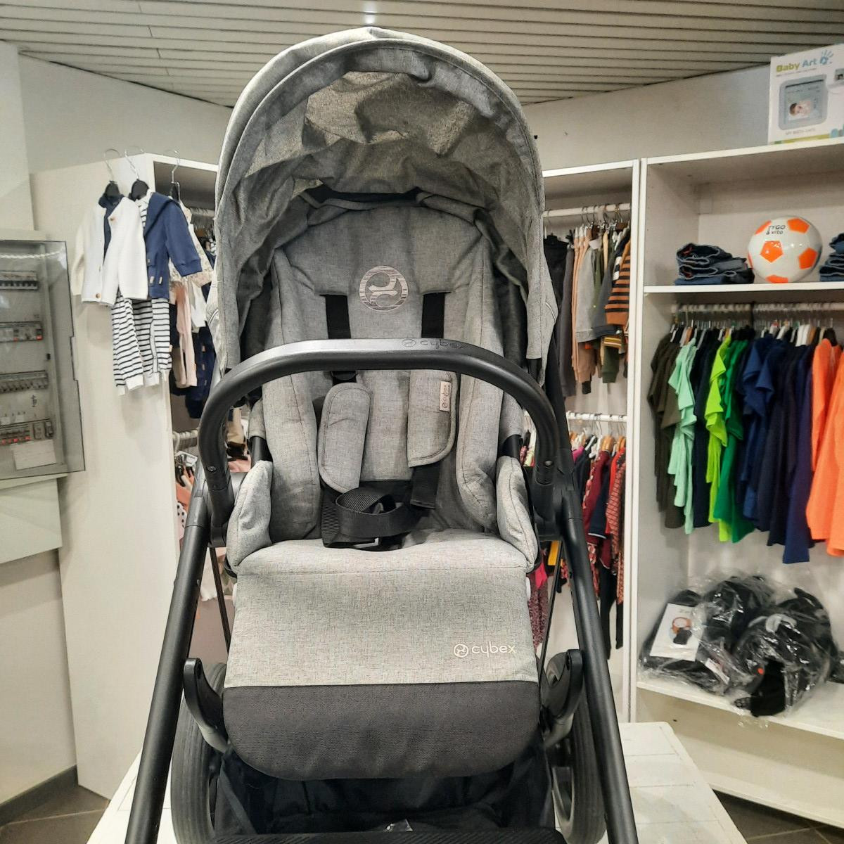 Poussette trio Cybex + base + siège auto Gr1 - fin 2018 - photo 7