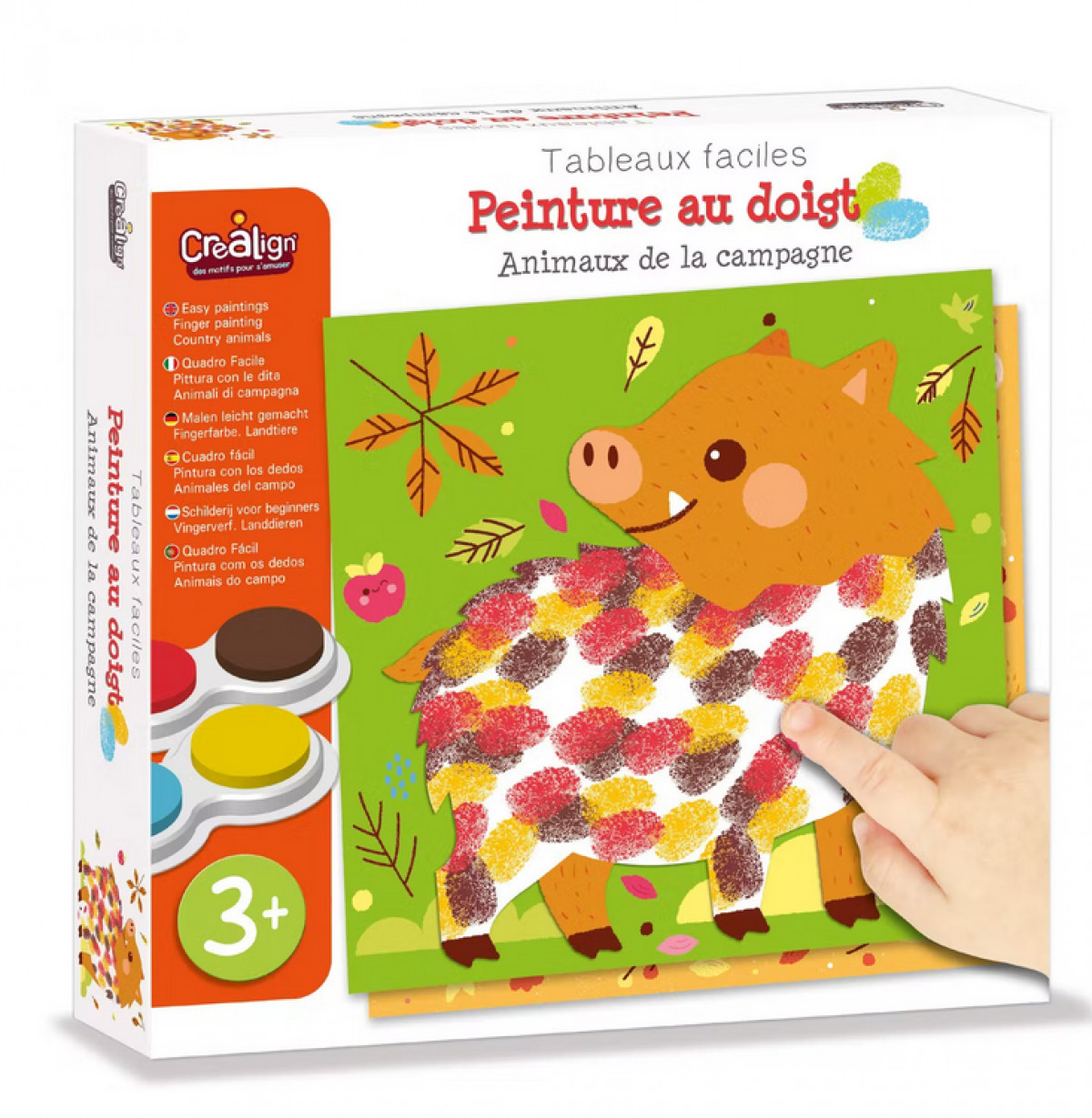 Peintures au doigts - Animaux de la forêt - CBAB001